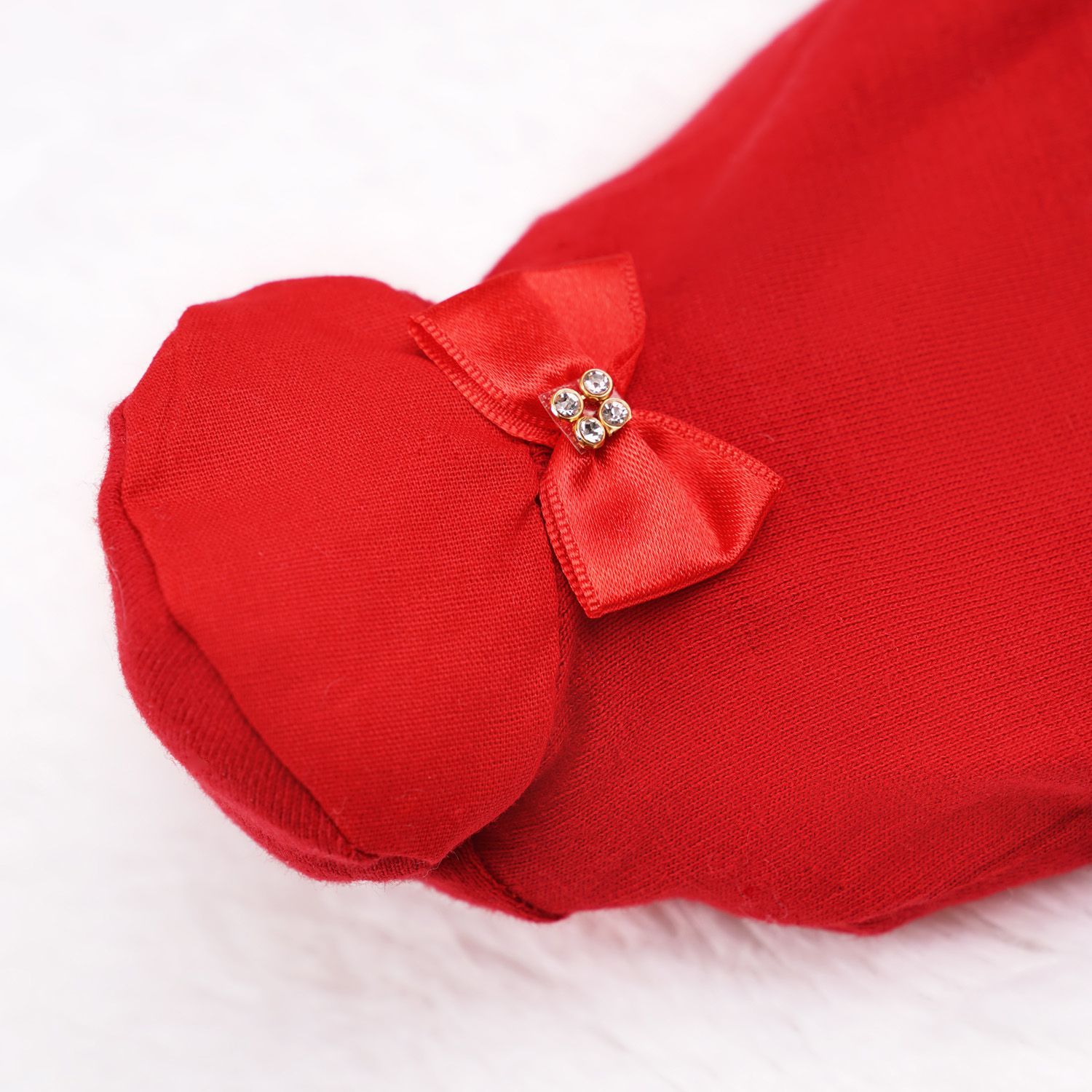 Saída Maternidade Imperatriz Vermelho 03 Peças