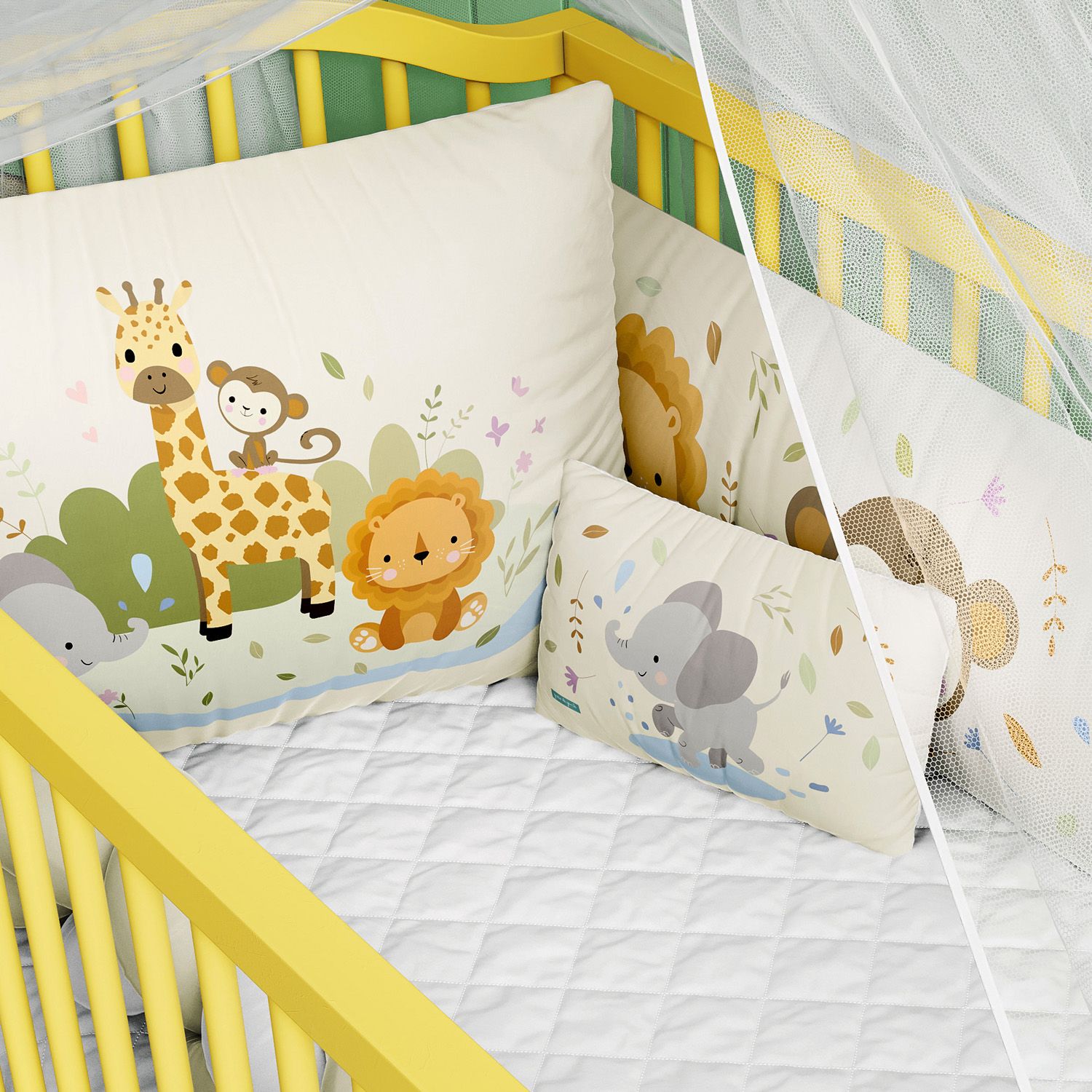 Kit Berço Trança Selva Baby