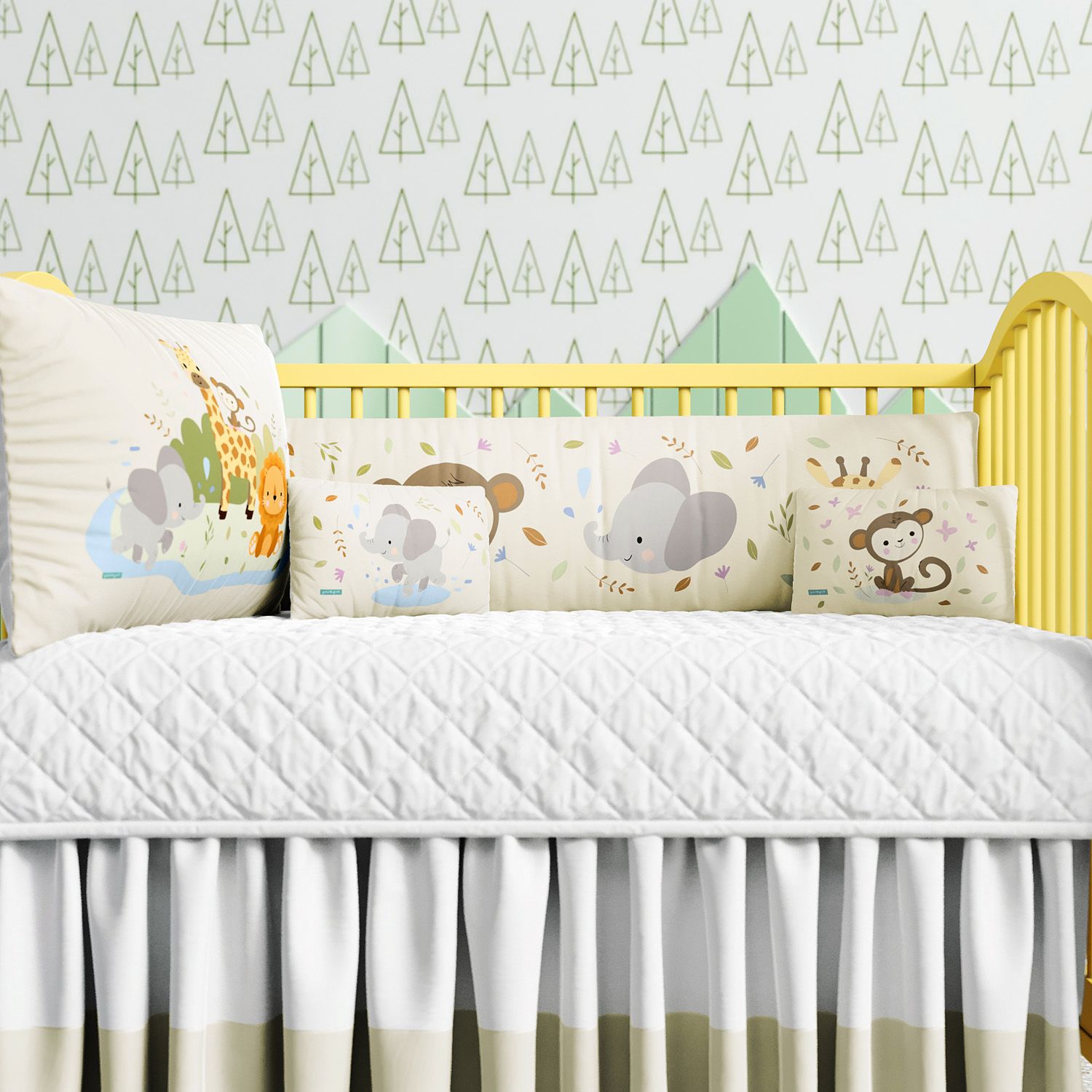 Kit Berço Trança Selva Baby