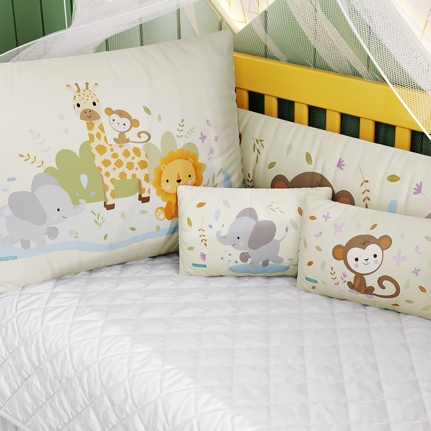 Kit Berço Trança Selva Baby