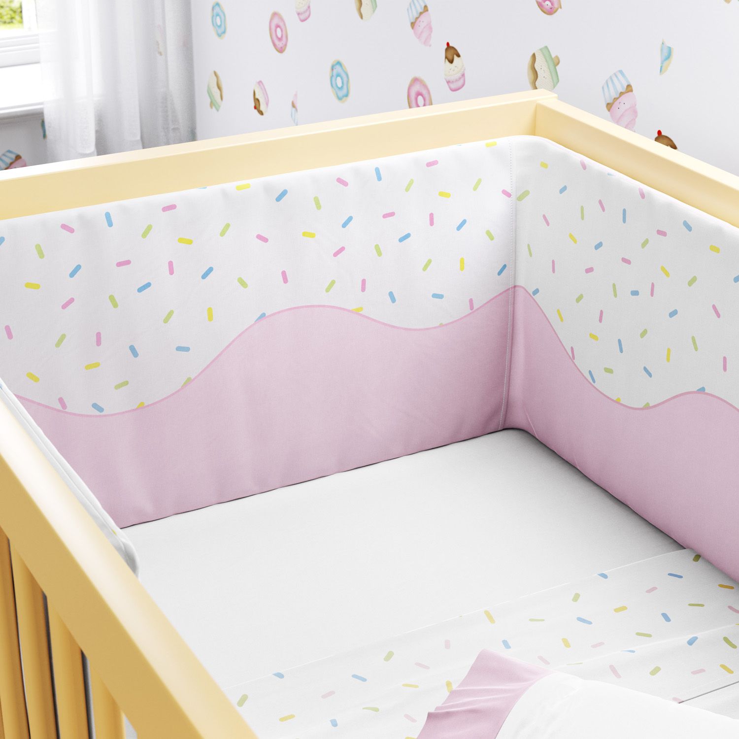 Kit Berço Dobrável 2 em 1 Doce Sonho