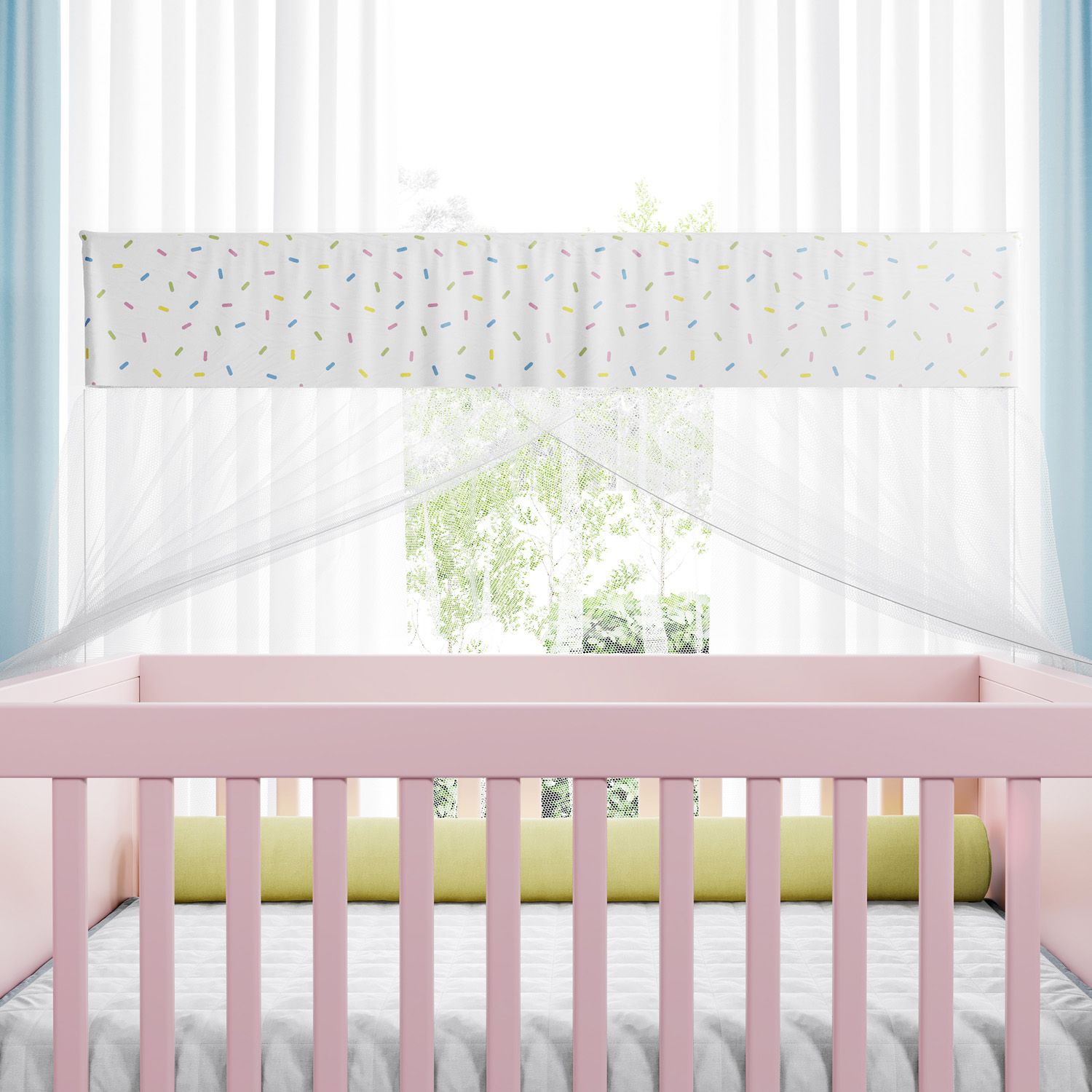 Kit Berço Dobrável 2 em 1 Doce Sonho