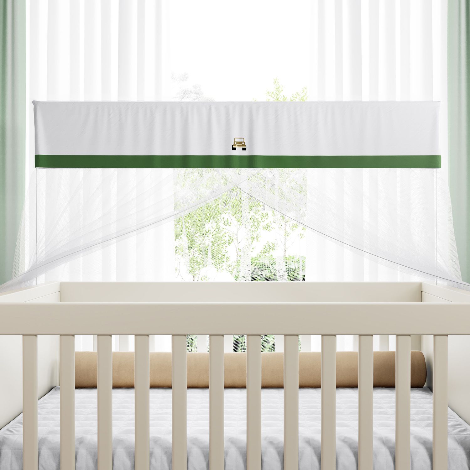 Kit Berço Dobrável 2 em 1 Aventura Safári