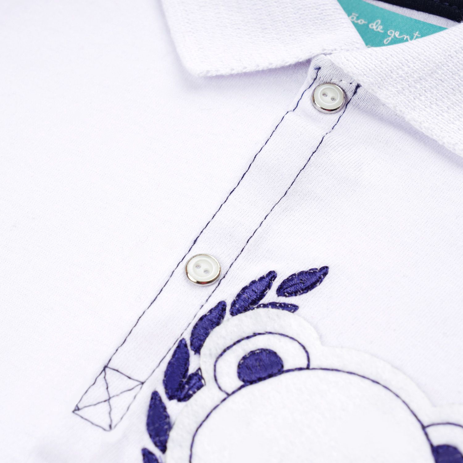 Saída Maternidade Ursinho Polar Azul Marinho 02 Peças