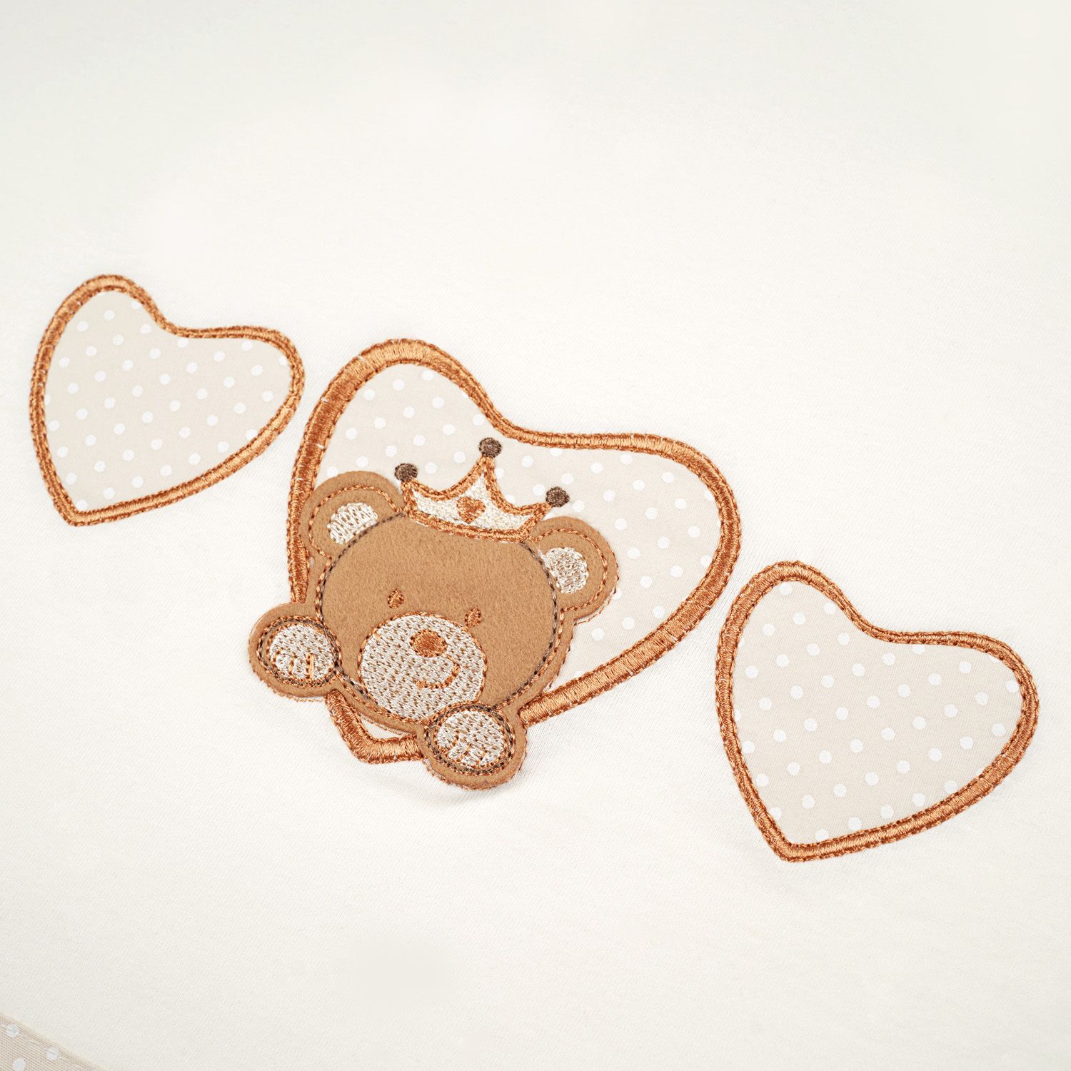 Saída Maternidade Ursinha Princesa Poá Amarelo Camomila 02 Peças