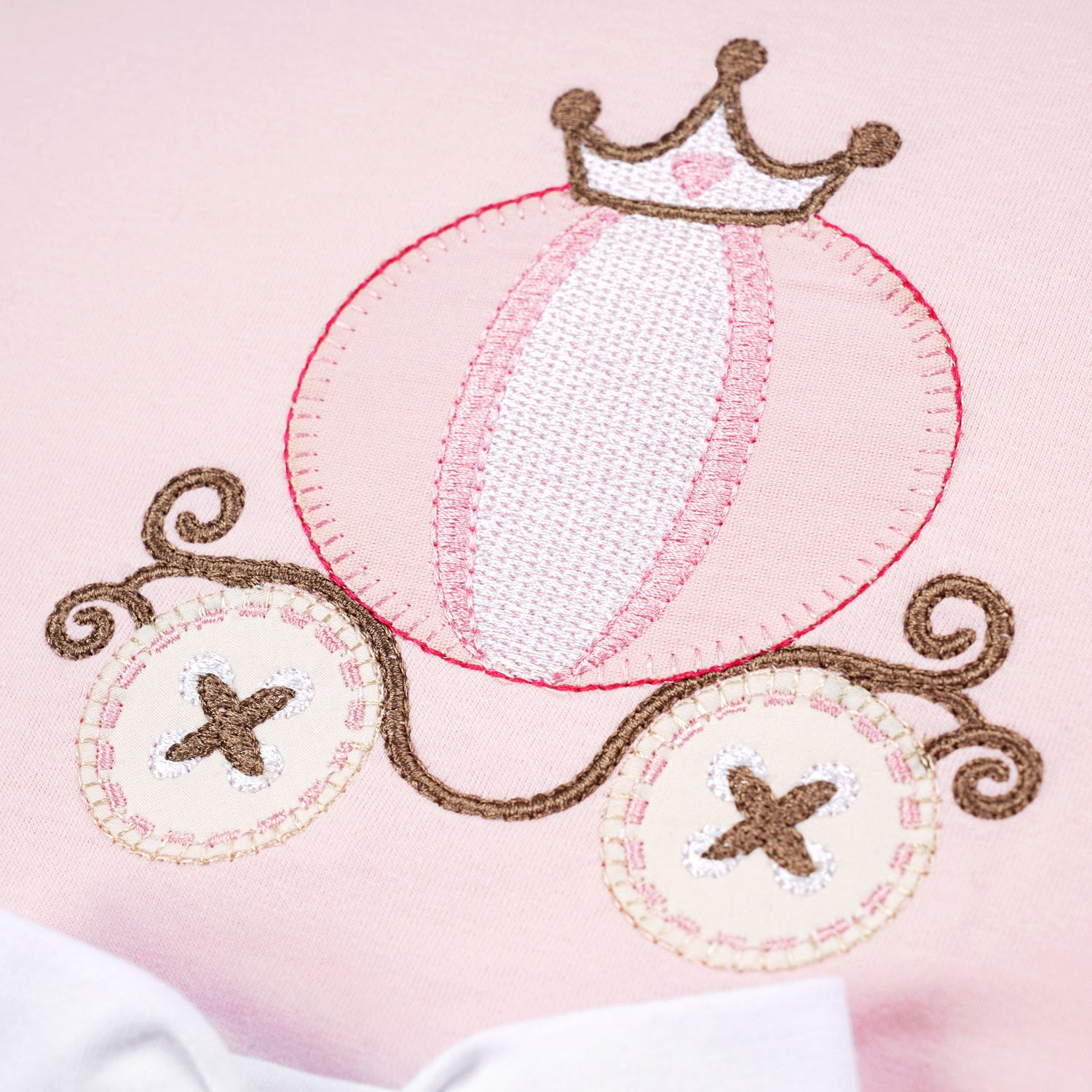 Saída Maternidade Baby Princess Rosa 02 Peças