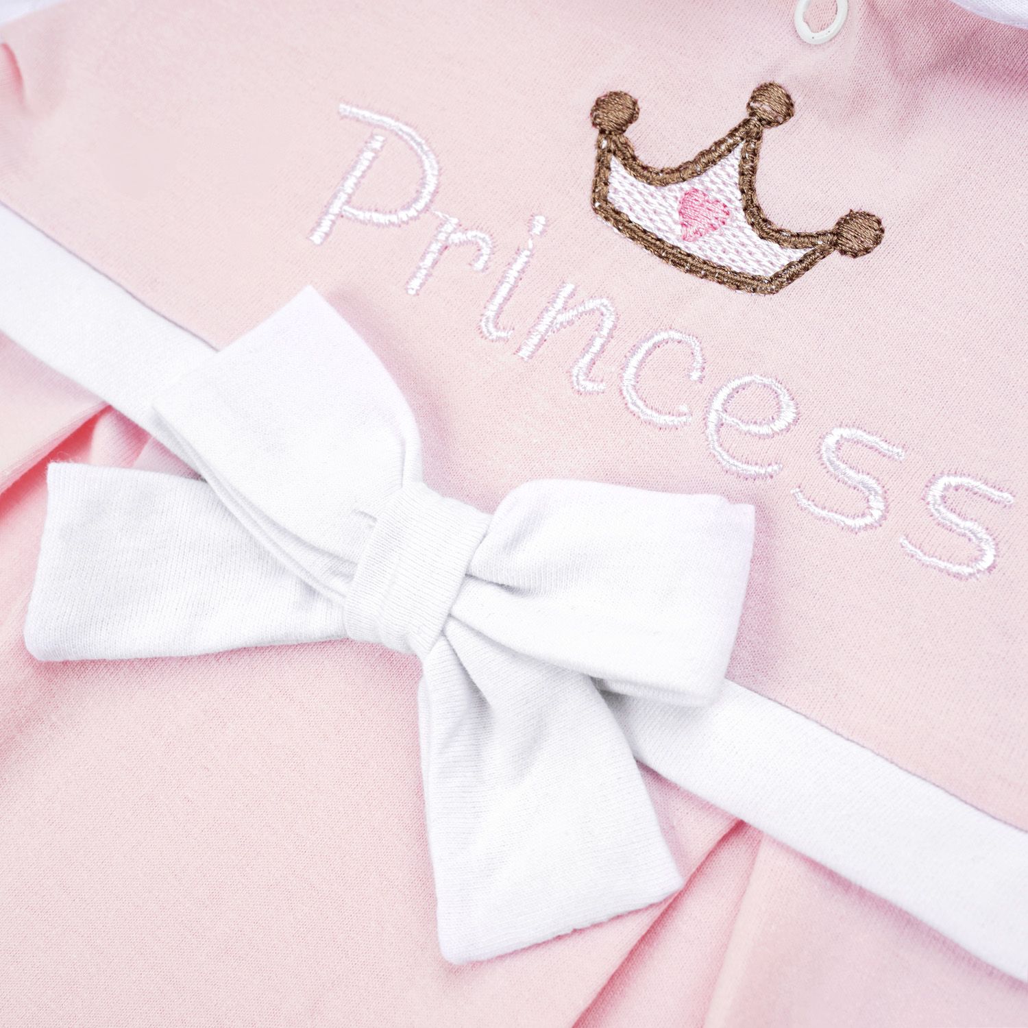 Saída Maternidade Baby Princess Rosa 02 Peças