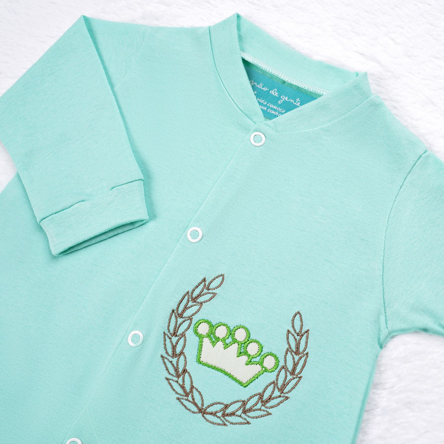 Macacão Realeza Verde Água