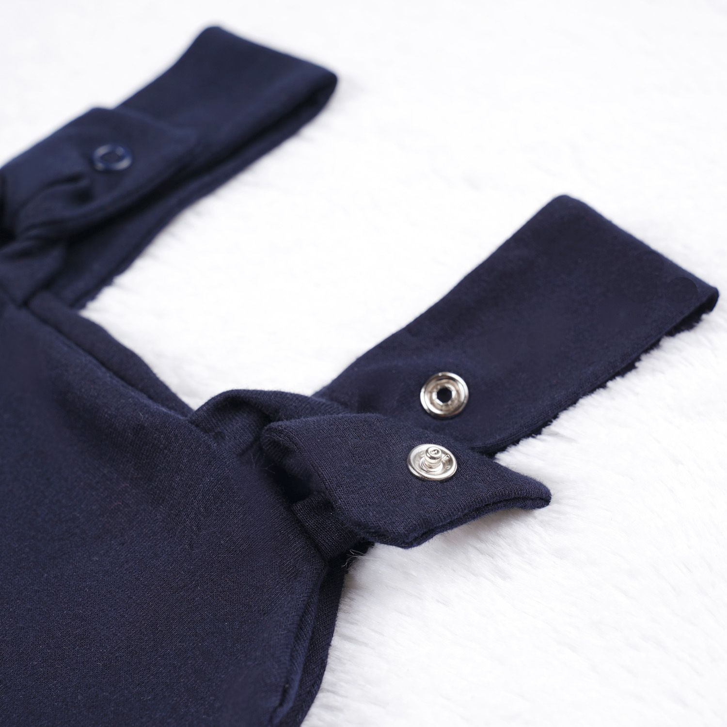 Jardineira Ursinho Baby Azul Marinho