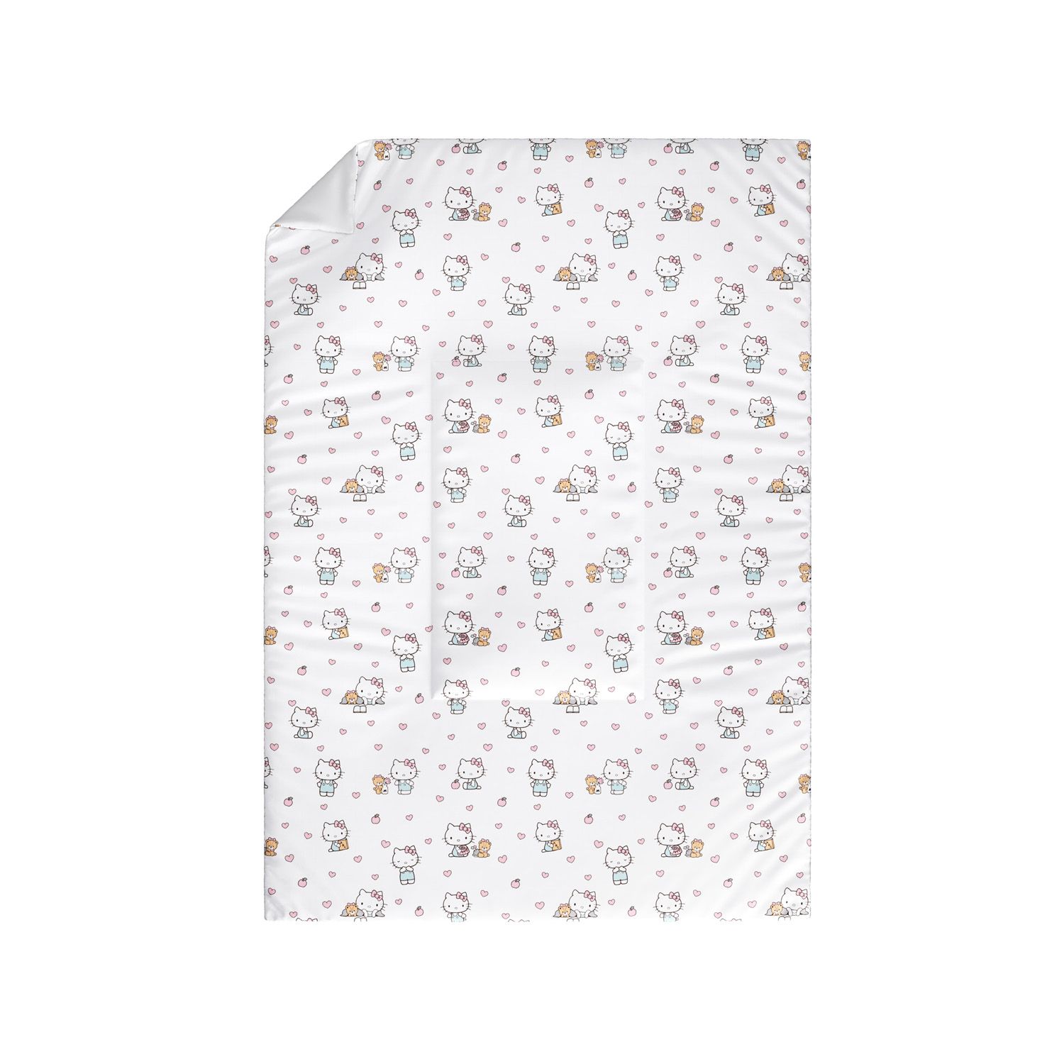 Edredom de Berço Hello Kitty Branco