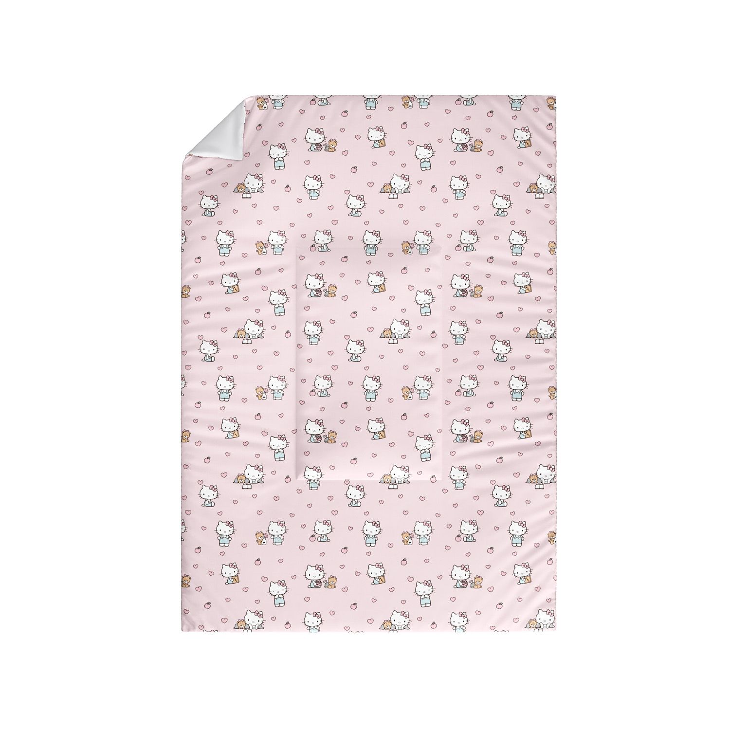Edredom de Berço Hello Kitty Branco