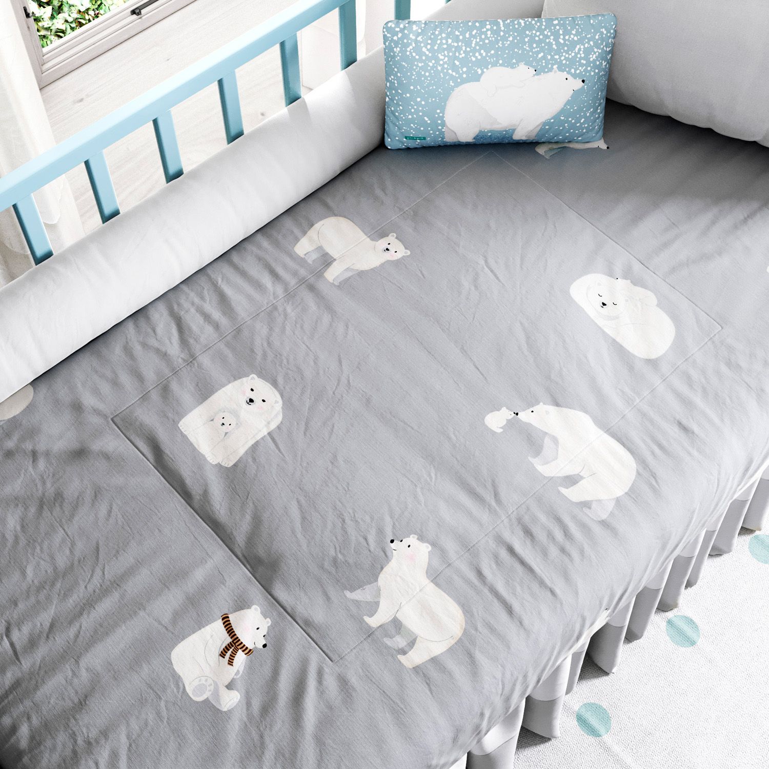 Edredom de Berço Ursinho Polar