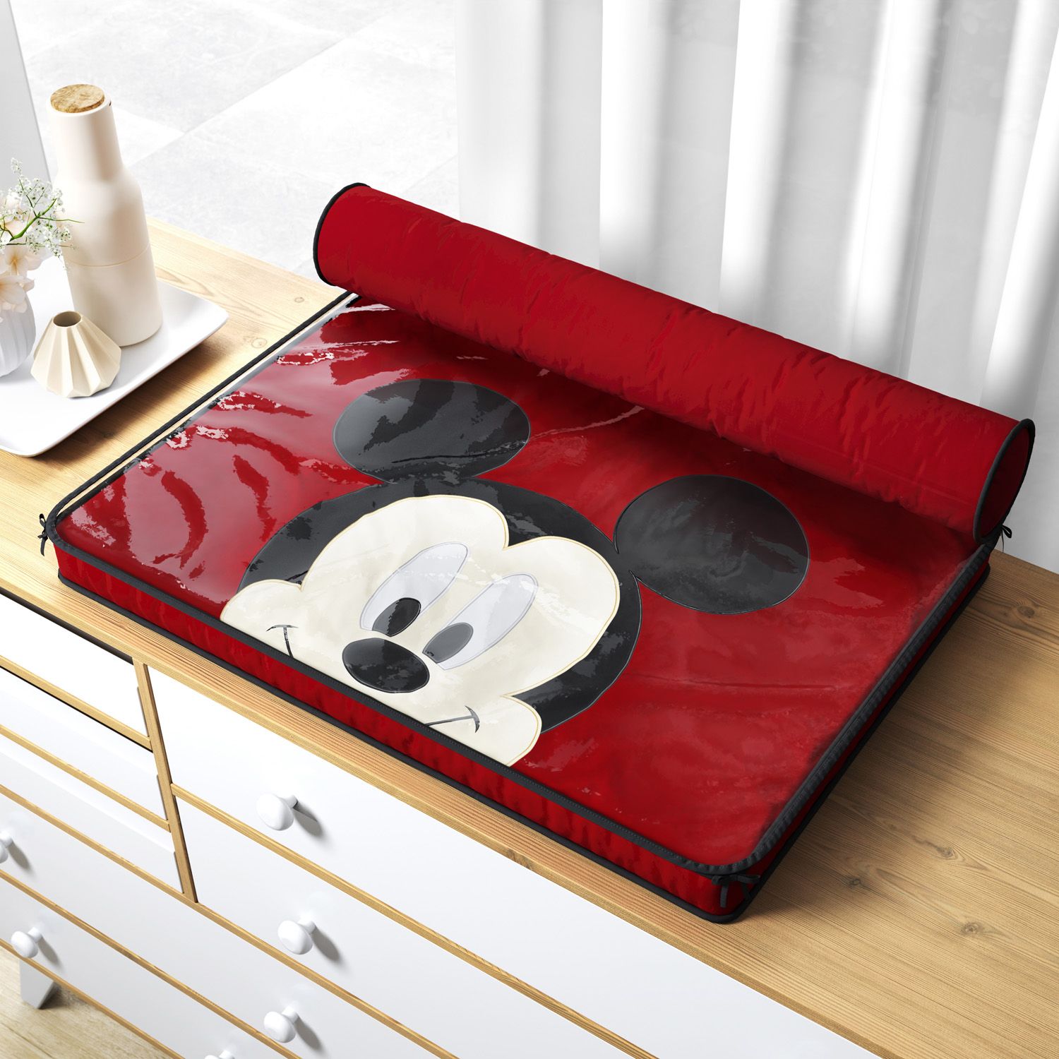 Trocador de Fraldas com Rolinho Amiguinho Mickey Mouse