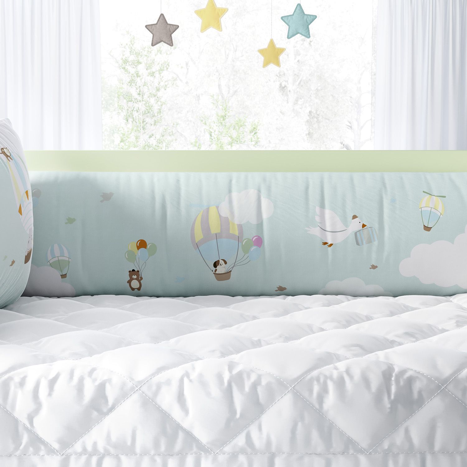 Kit Berço Bichinhos no Balão