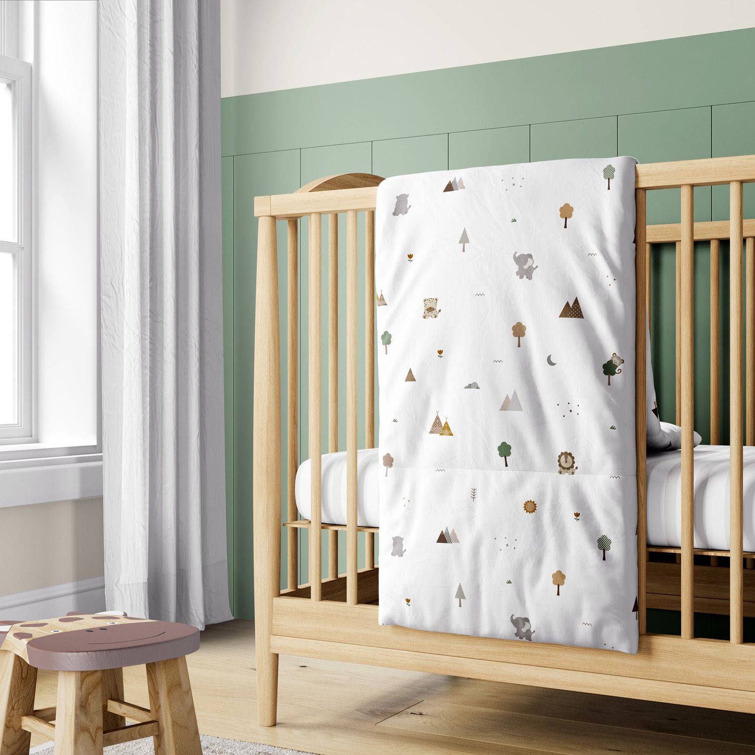 Edredom de Berço Savana Baby