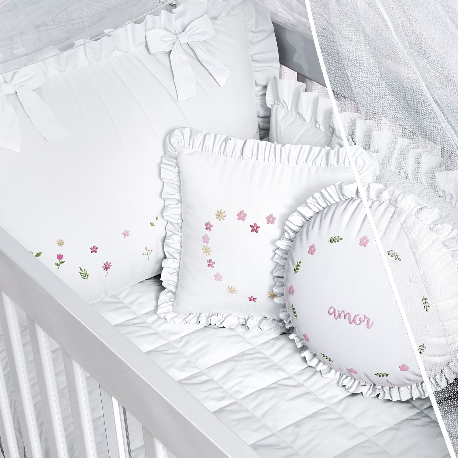 Kit Berço Floral Petit