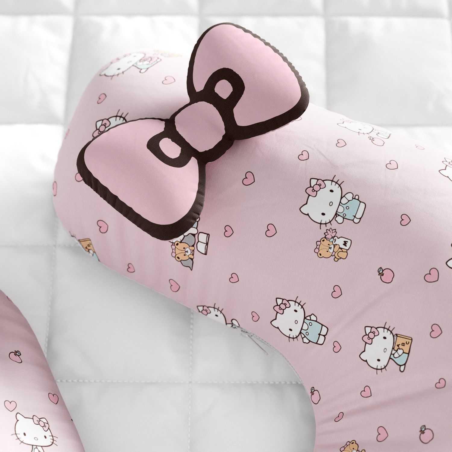 Almofada Amamentação Hello Kitty Rosa