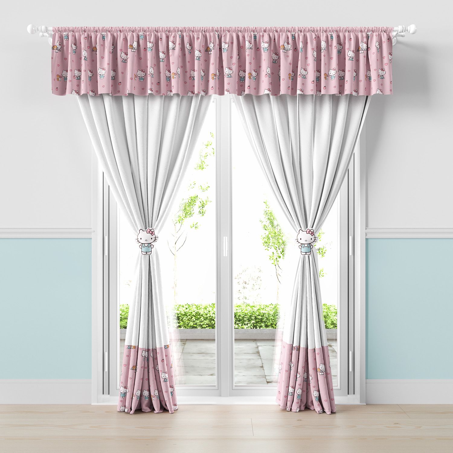 Prendedor de Cortina Hello Kitty 02 Peças