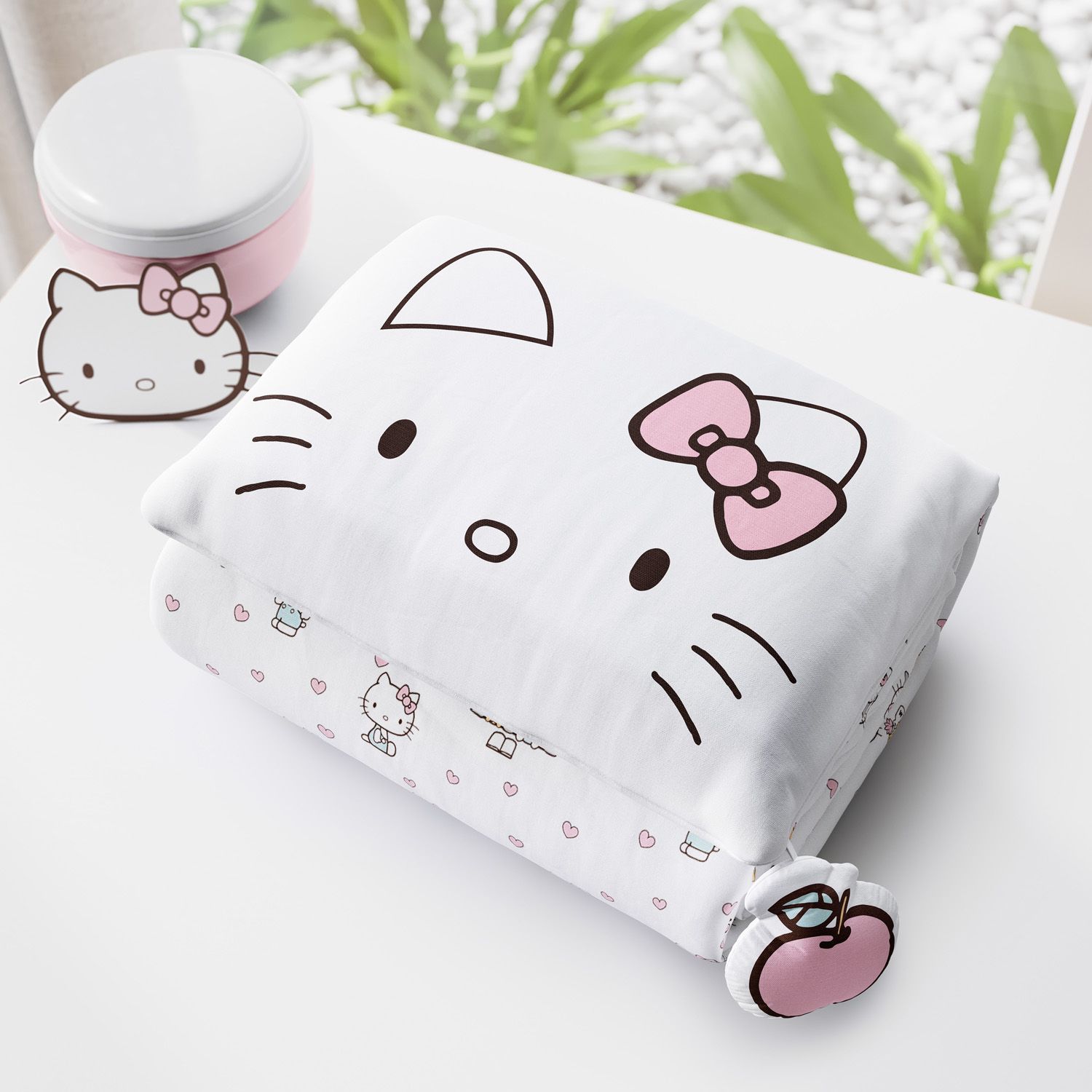 Trocador de Fraldas Portátil Hello Kitty 85x40cm