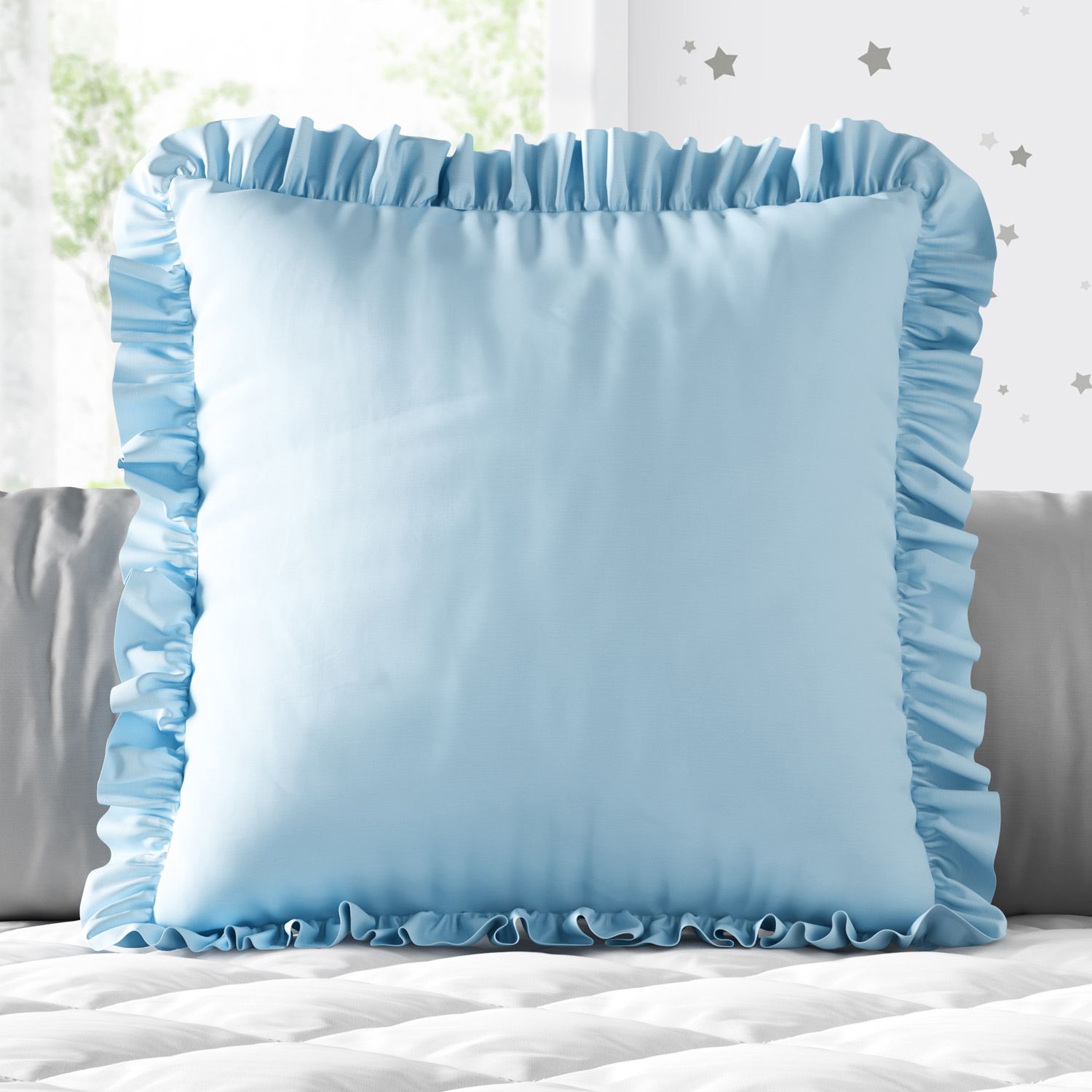 Almofada Quadrada Babadinho Rosa 38cm