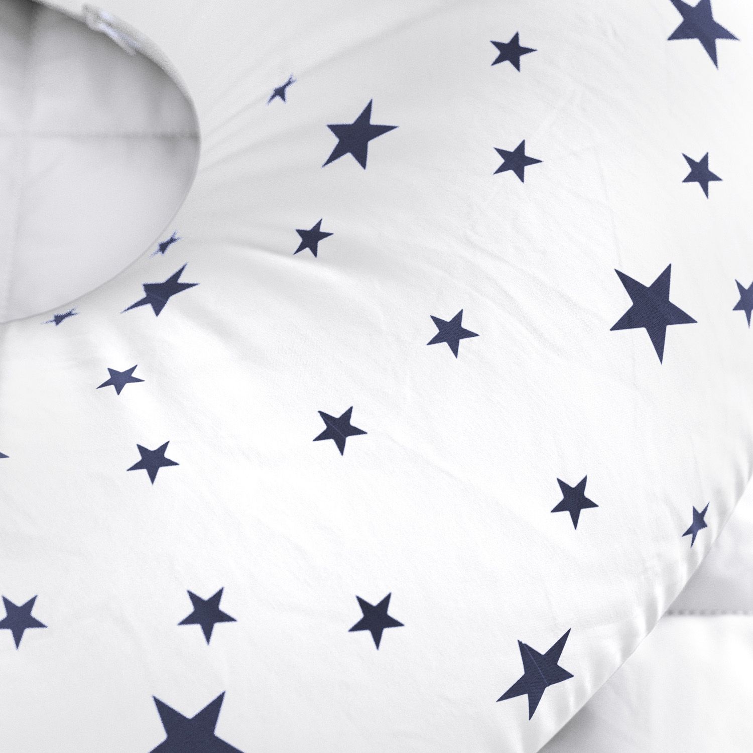 Almofada Amamentação Estrela Estrelinha Azul Marinho