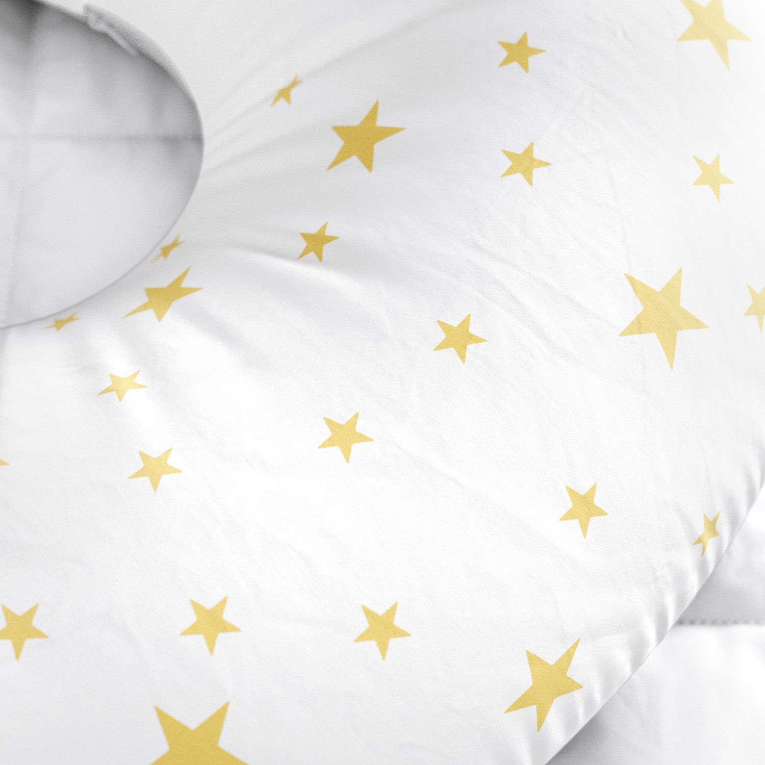 Almofada Amamentação Estrelinha Amarelo