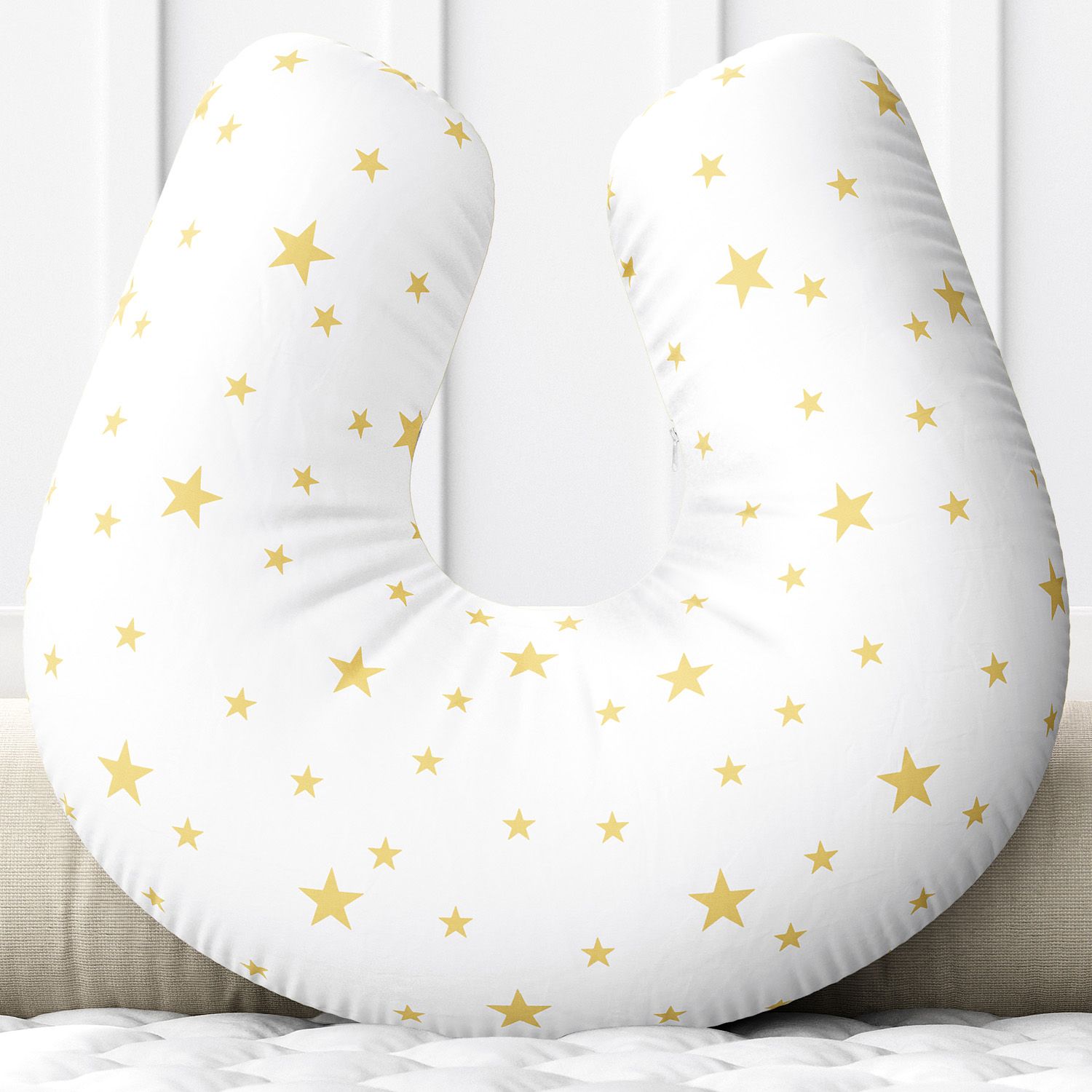 Almofada Amamentação Estrelinha Amarelo