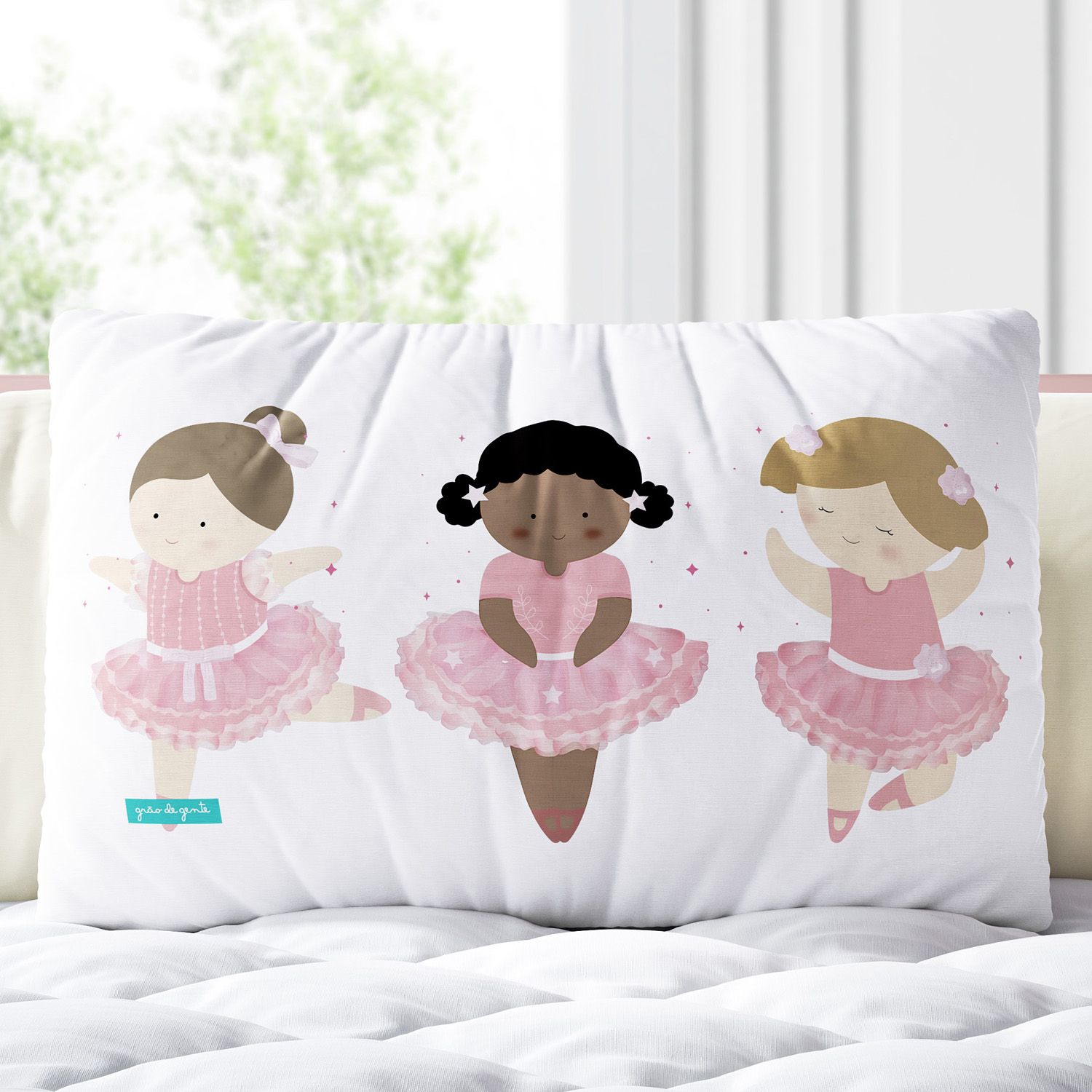 Kit Montessoriano Bailarinas Baby com Edredom Branco