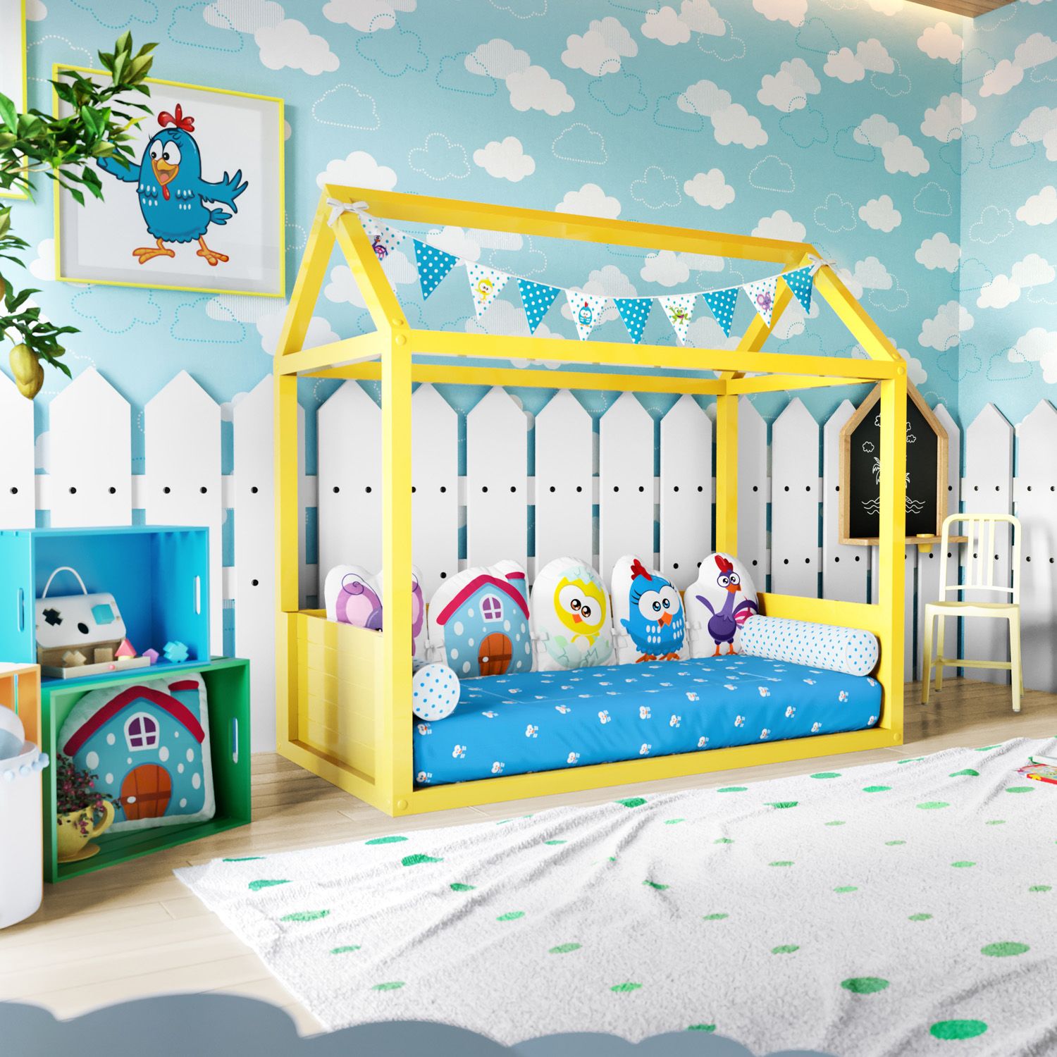 Kit Montessoriano Galinha Pintadinha Mini