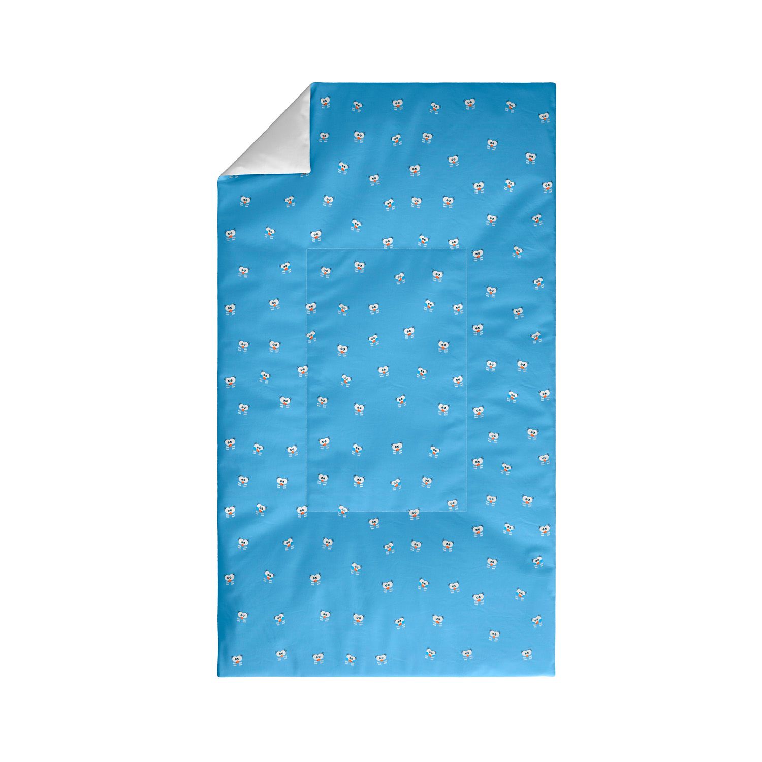 Edredom de Mini Cama Galinha Pintadinha Olhinhos