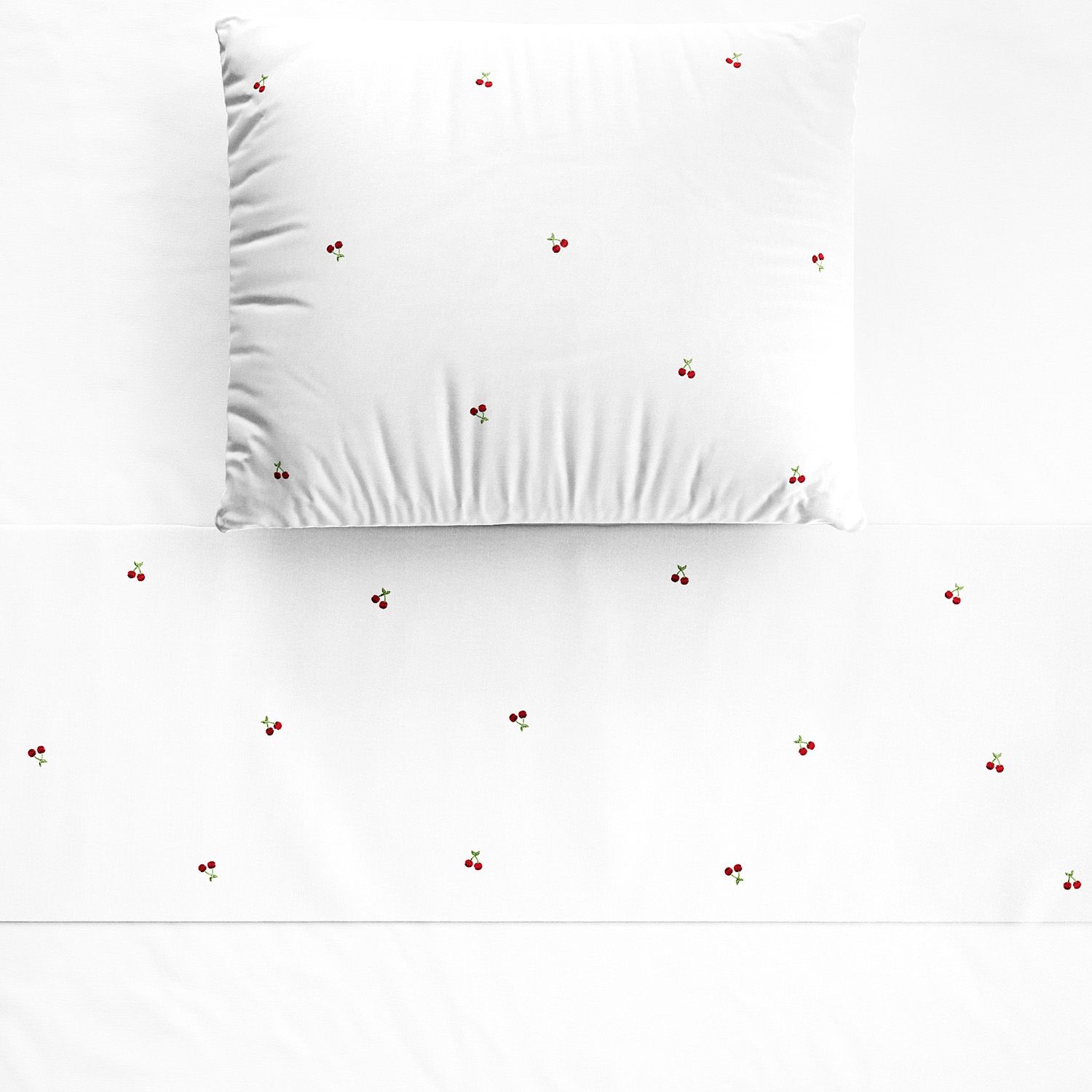 Jogo de Lençol Berço Cerejinhas 3 Peças