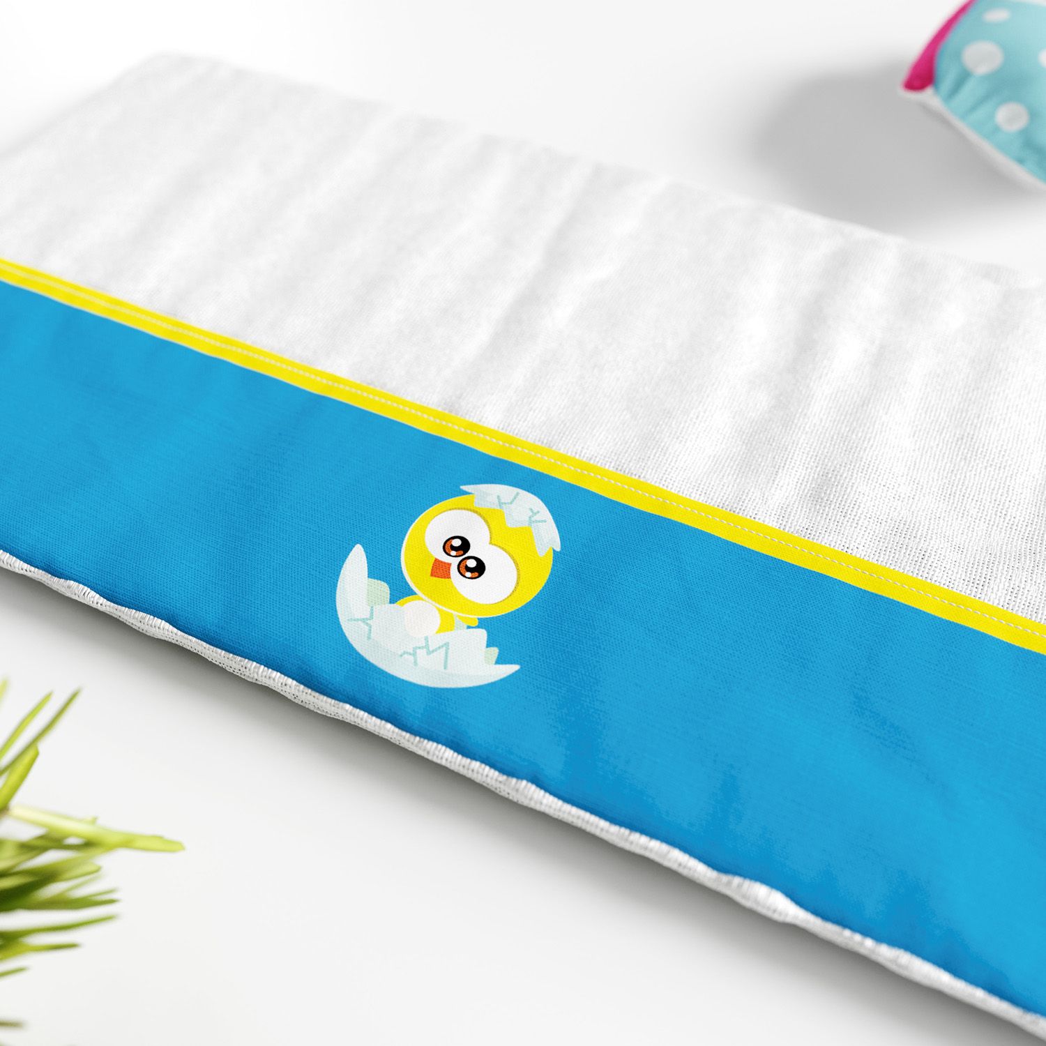 Jogo de Fraldas de Boca Galinha Pintadinha Mini 3 Peças