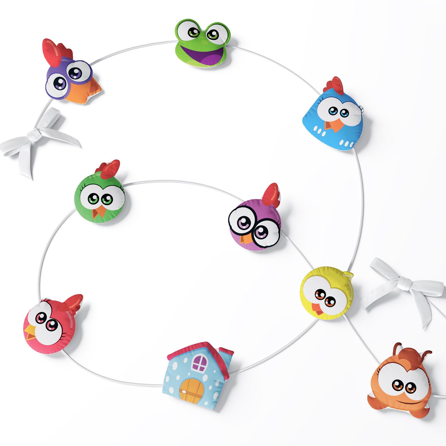 Varal de Cama Galinha Pintadinha Mini 1,60M