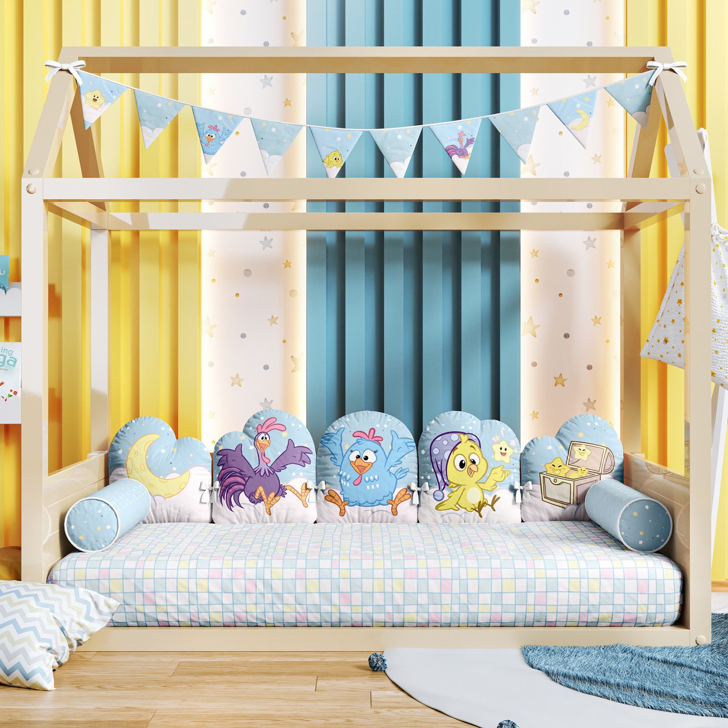 Kit Montessoriano Galinha Pintadinha Estrelinha