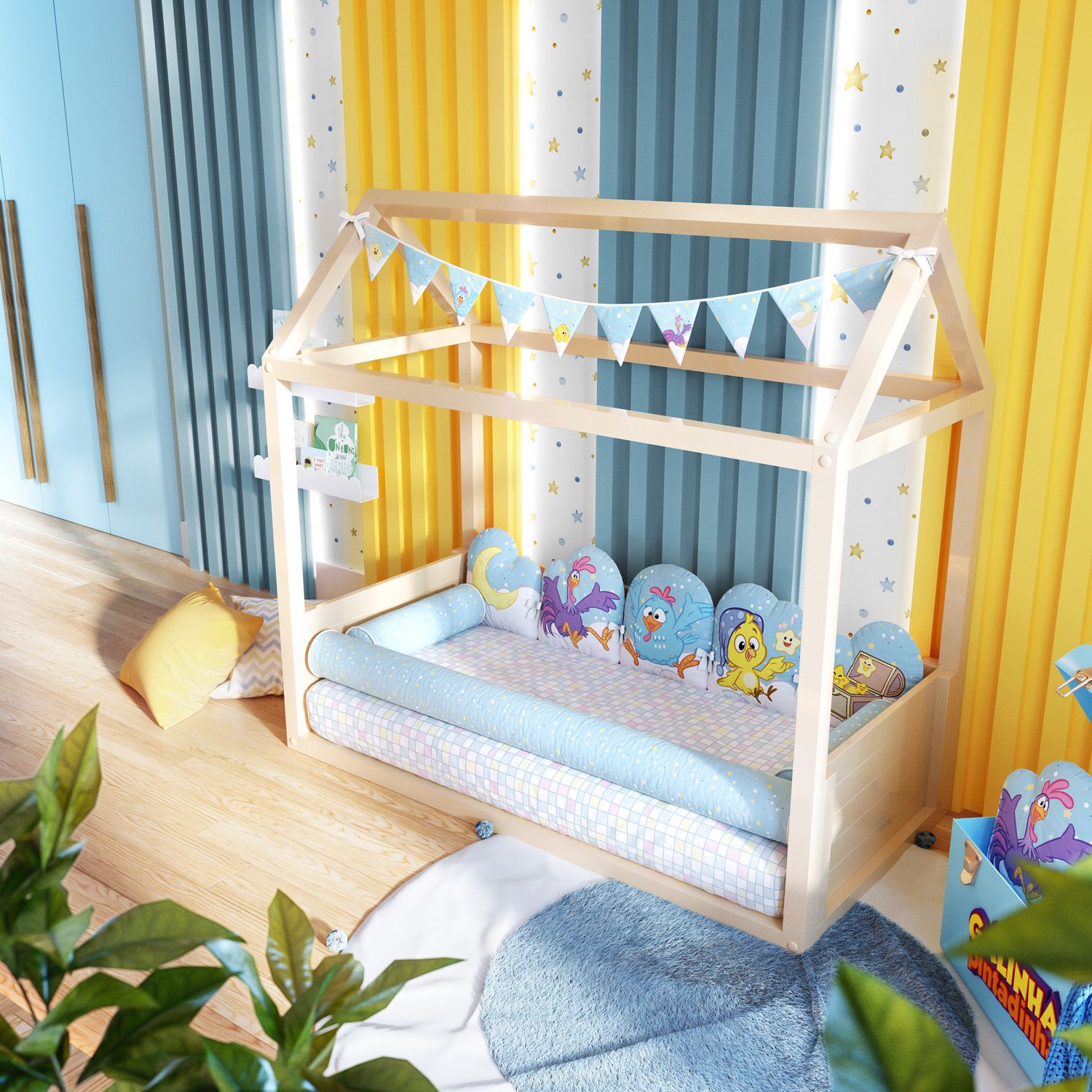 Kit Montessoriano Galinha Pintadinha Estrelinha