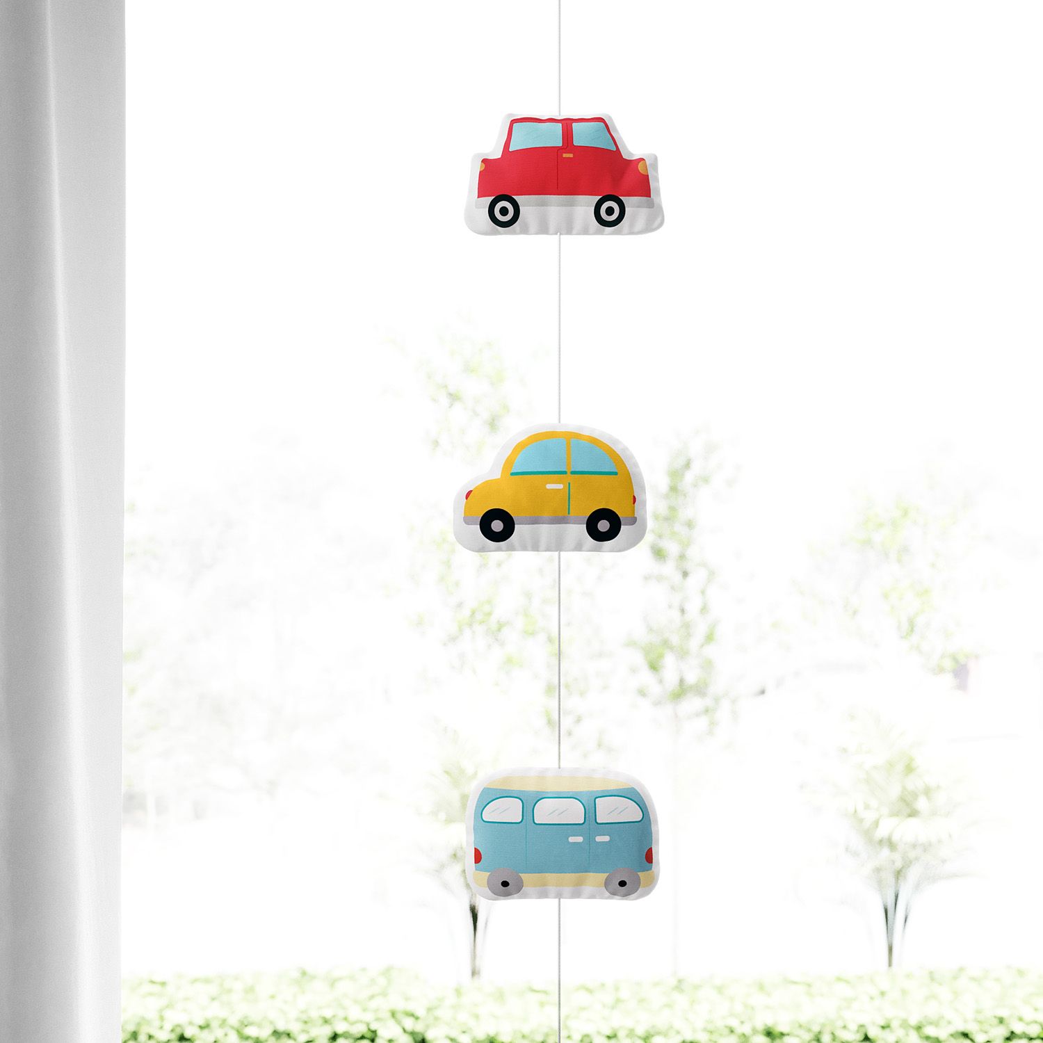 Pêndulo Amiguinhos Carrinhos Coloridos