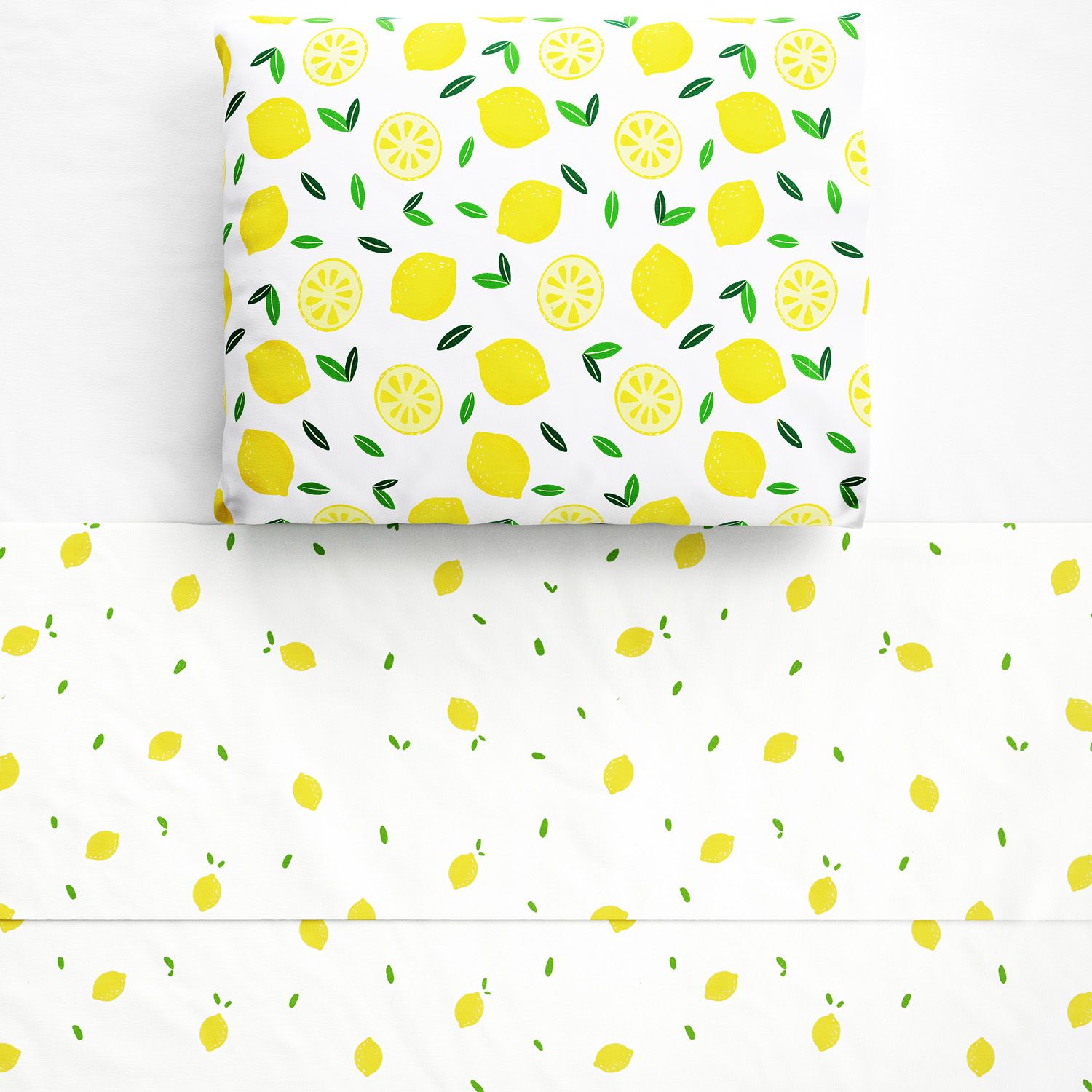 Jogo de Lençol Berço Limão Siciliano 3 peças