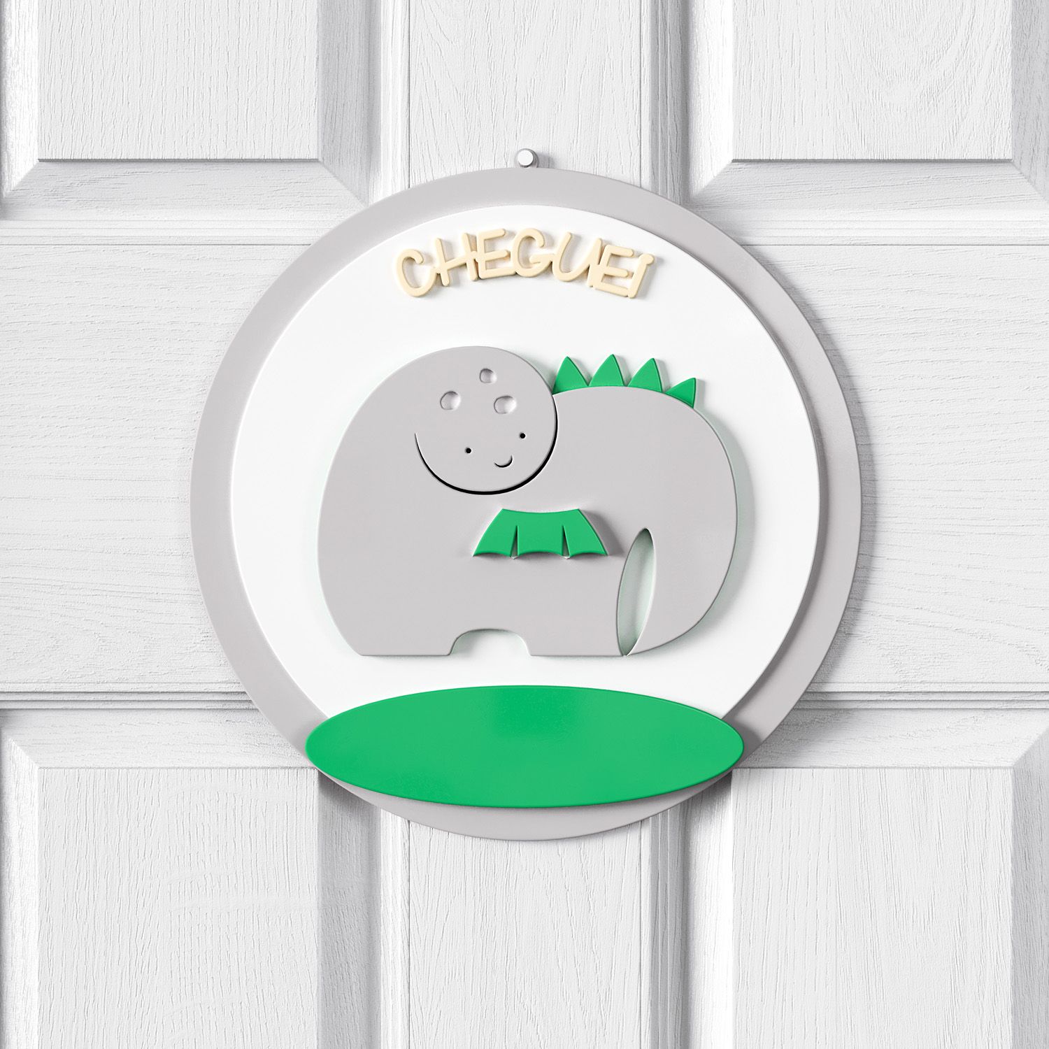 Porta Maternidade Personalizado Amiguinhos Dino