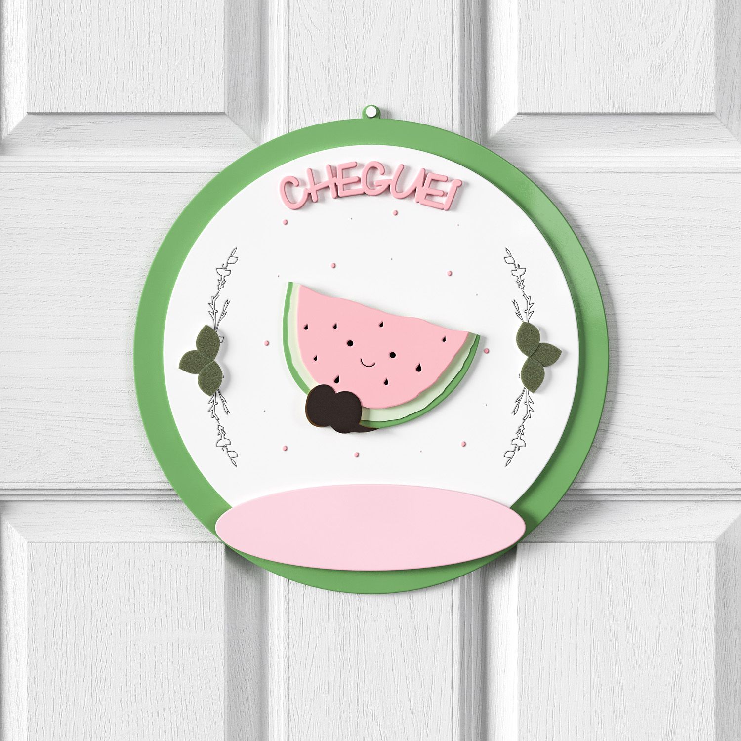 Porta Maternidade Personalizado Frutinhas