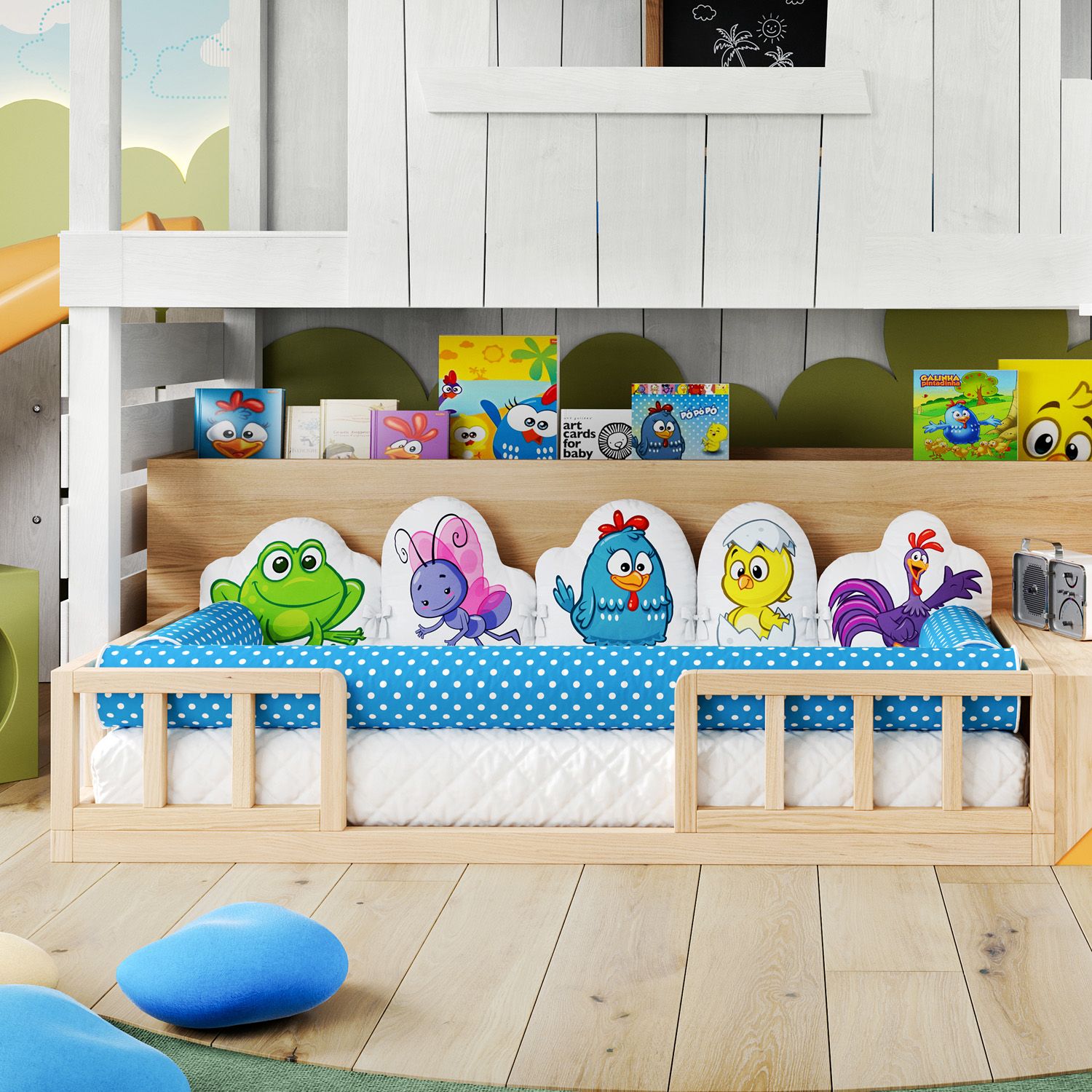 Kit Montessoriano Galinha Pintadinha