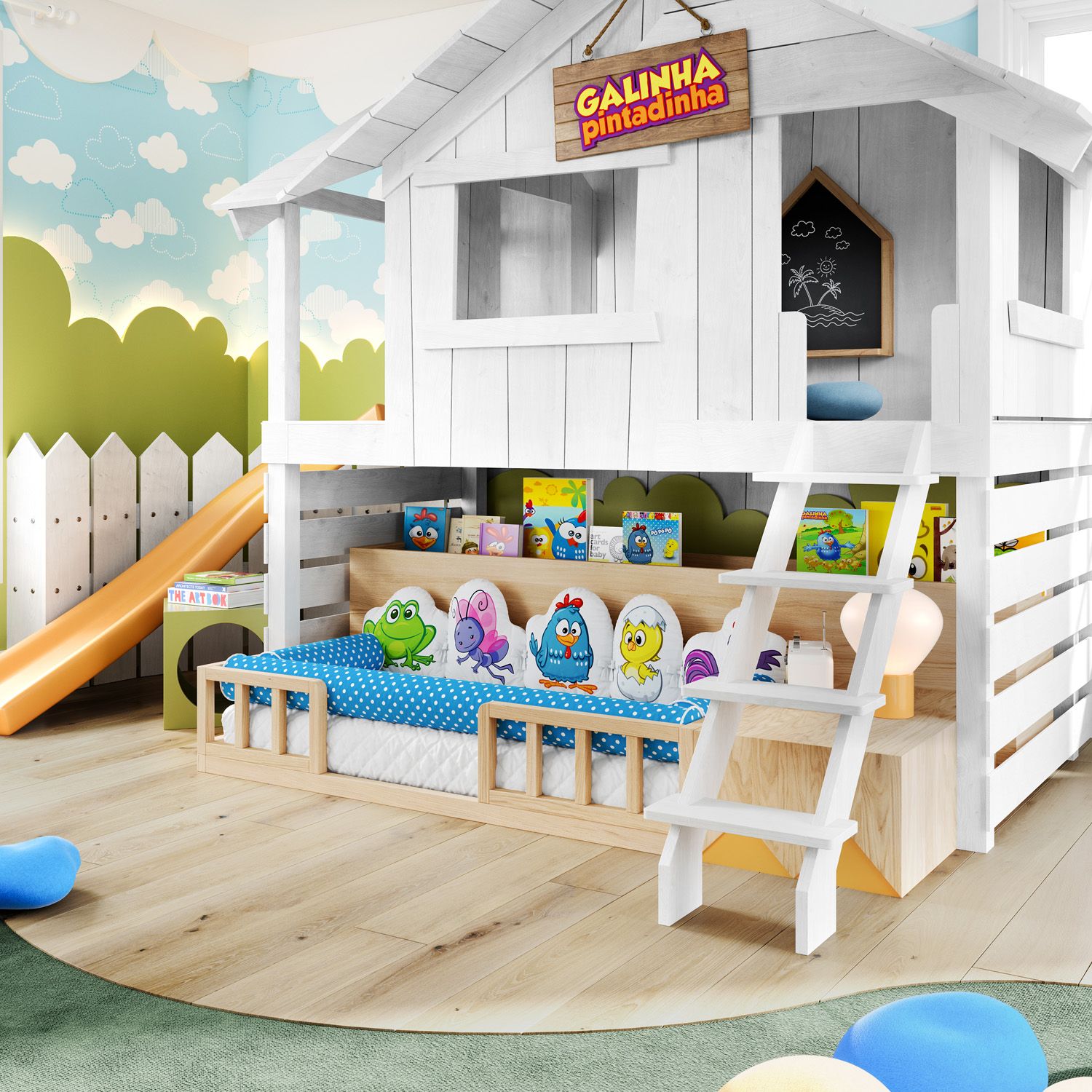 Kit Montessoriano Galinha Pintadinha