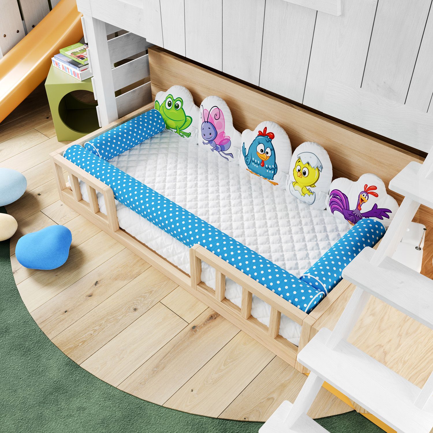 Kit Montessoriano Galinha Pintadinha