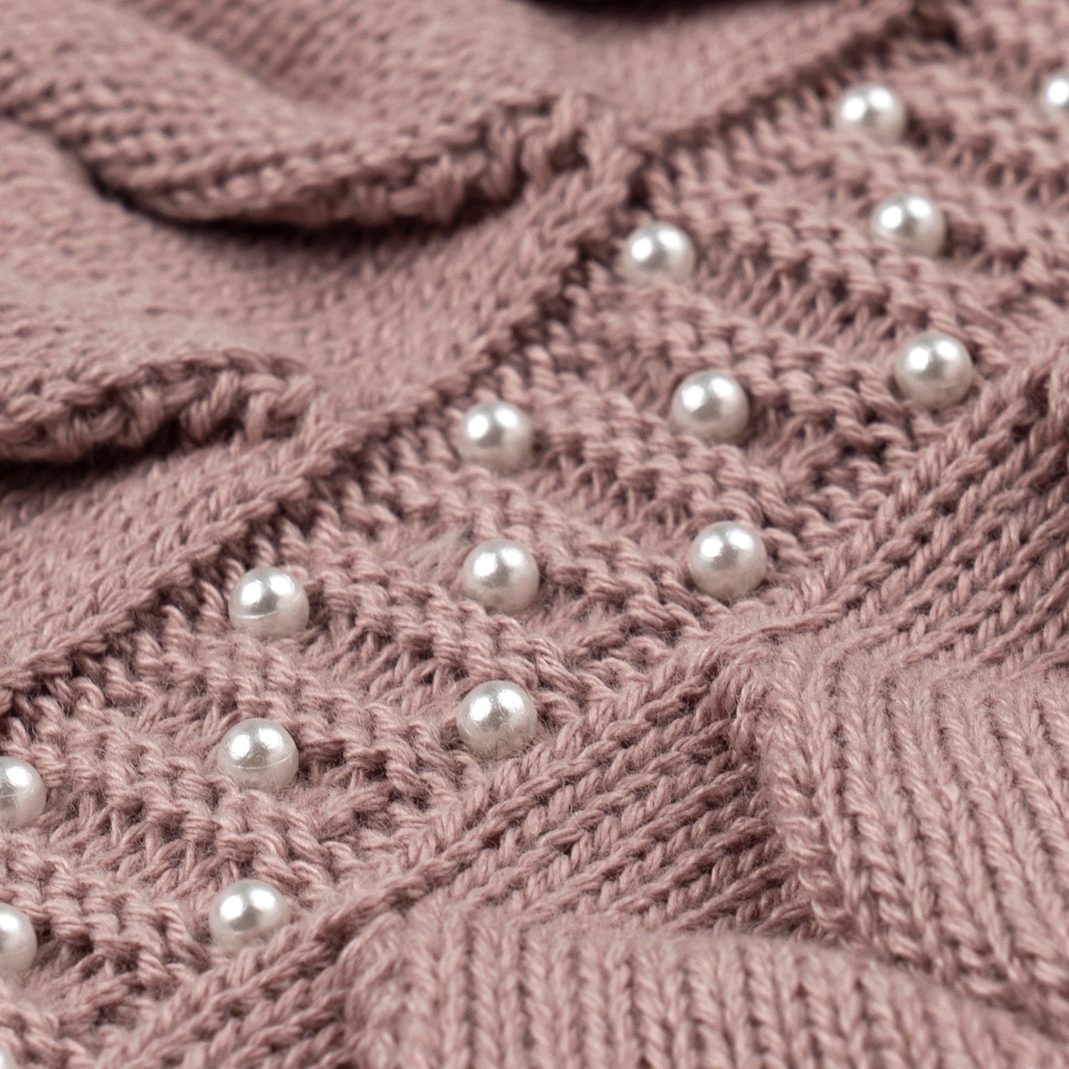 Saída Maternidade Tricot Drapeado Pérola Nude Rosé 03 Peças