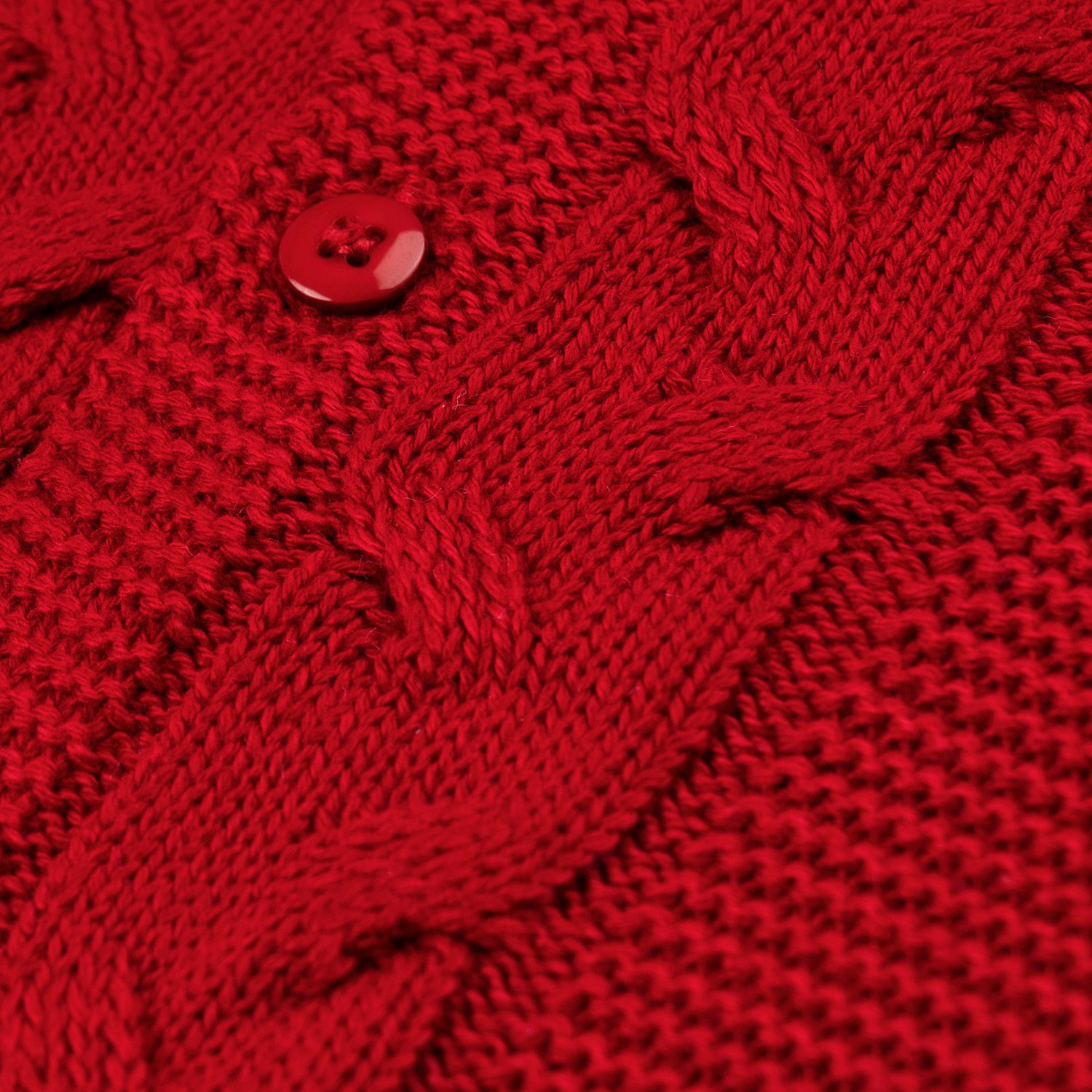 Casaquinho Tricot Elegante Vermelho