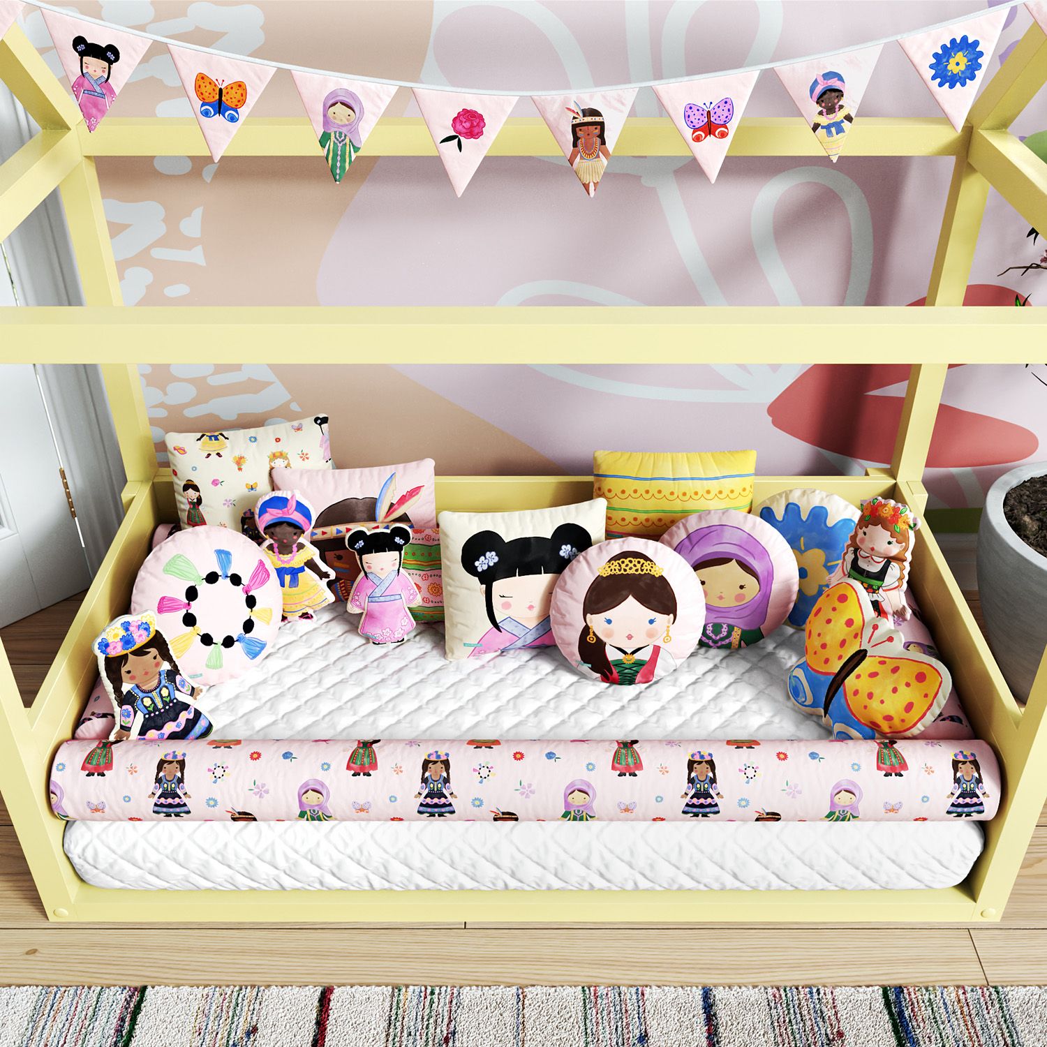 Kit Montessoriano Meninas do Mundo