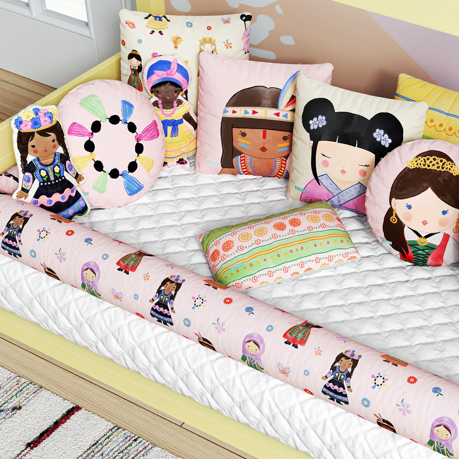 Kit Montessoriano Meninas do Mundo