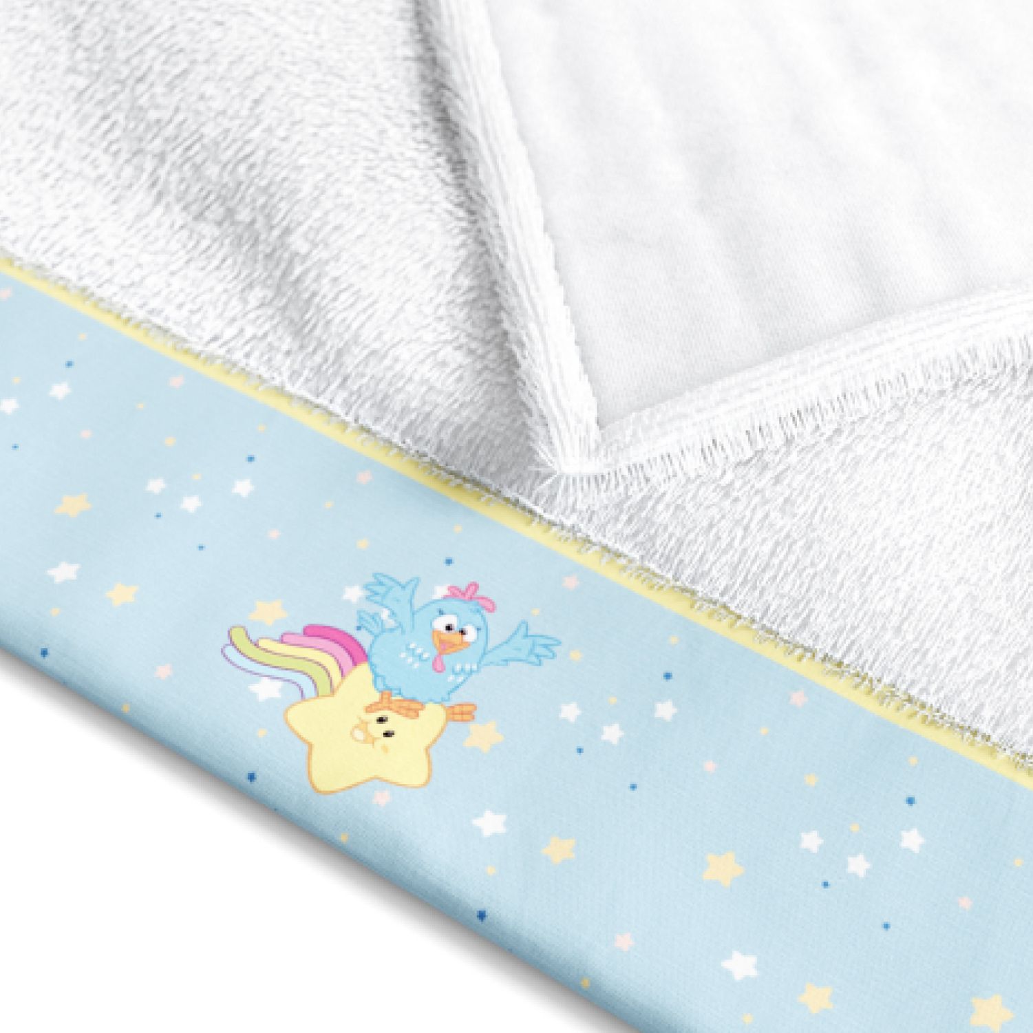 Toalha Fralda Galinha Pintadinha Estrelinha 1,05M