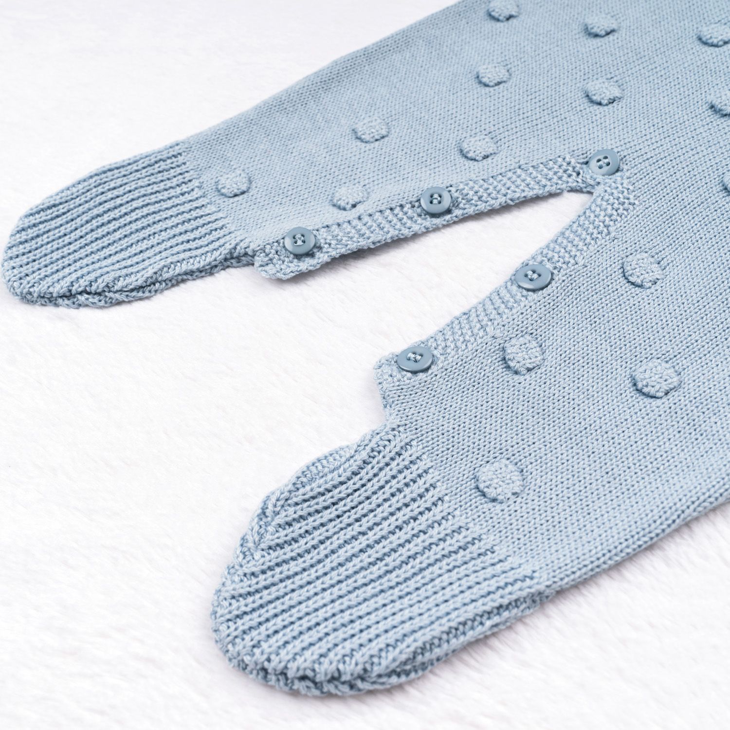 Saída Maternidade Tricot Bolinha Vermelho 02 Peças