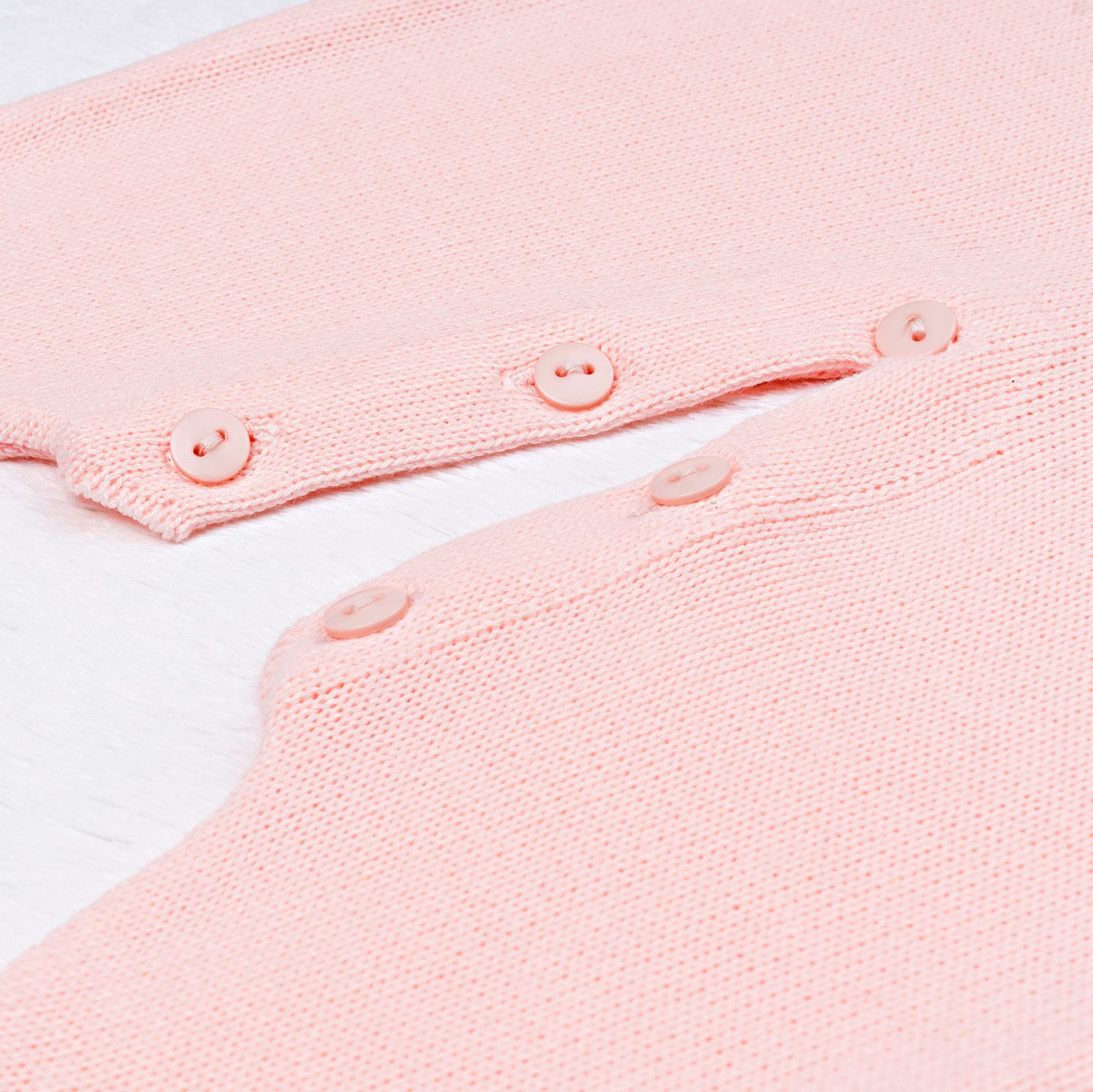 Saída Maternidade Tricot Drapeado Pérola Nude Rosé 03 Peças