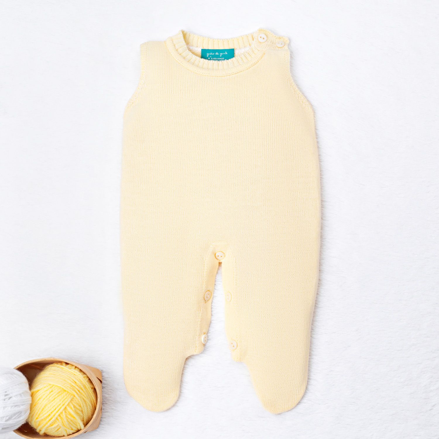 Saída Maternidade Tricot Drapeado Pérola Nude Rosé 03 Peças